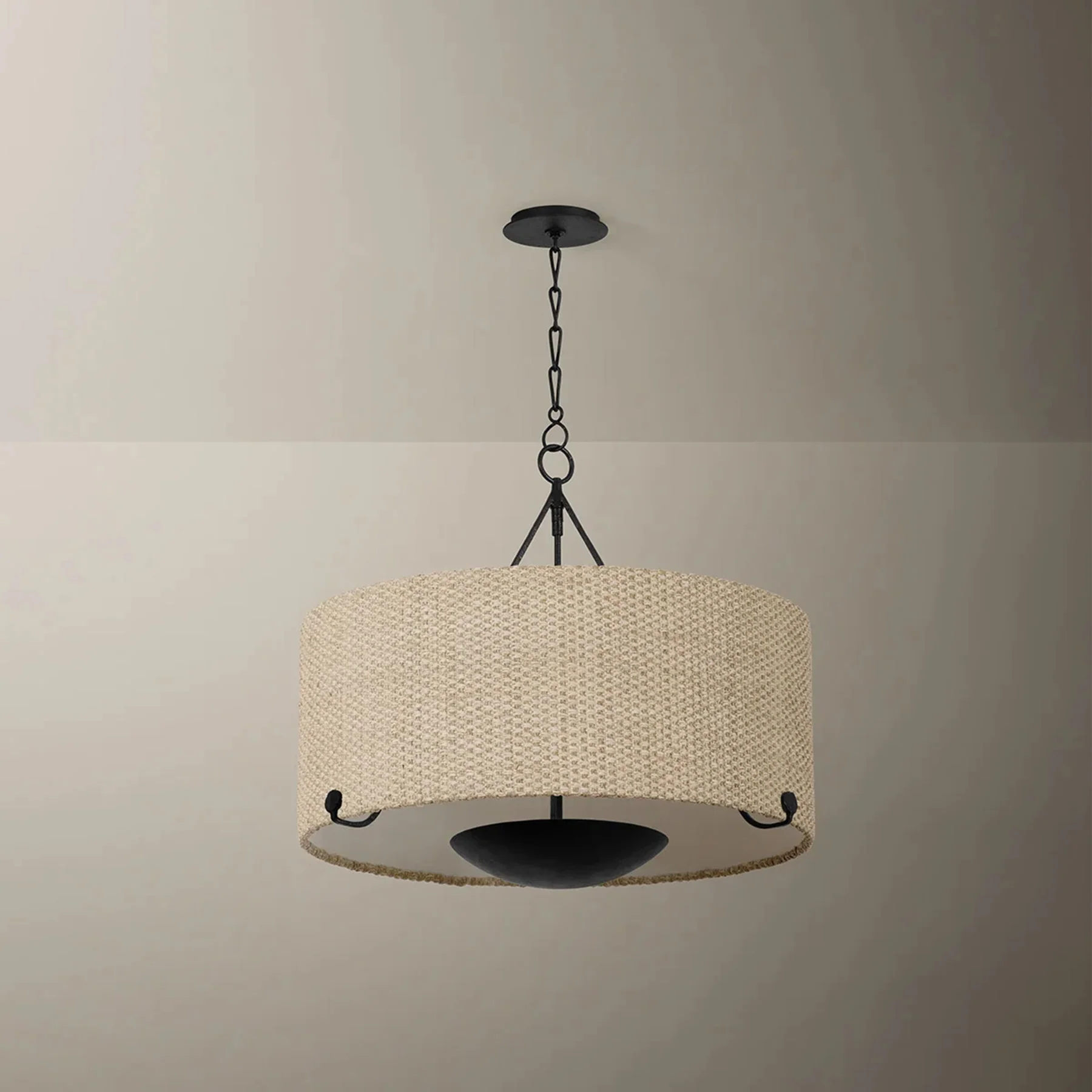 Elias Chandelier, Forged Iron - Image 3