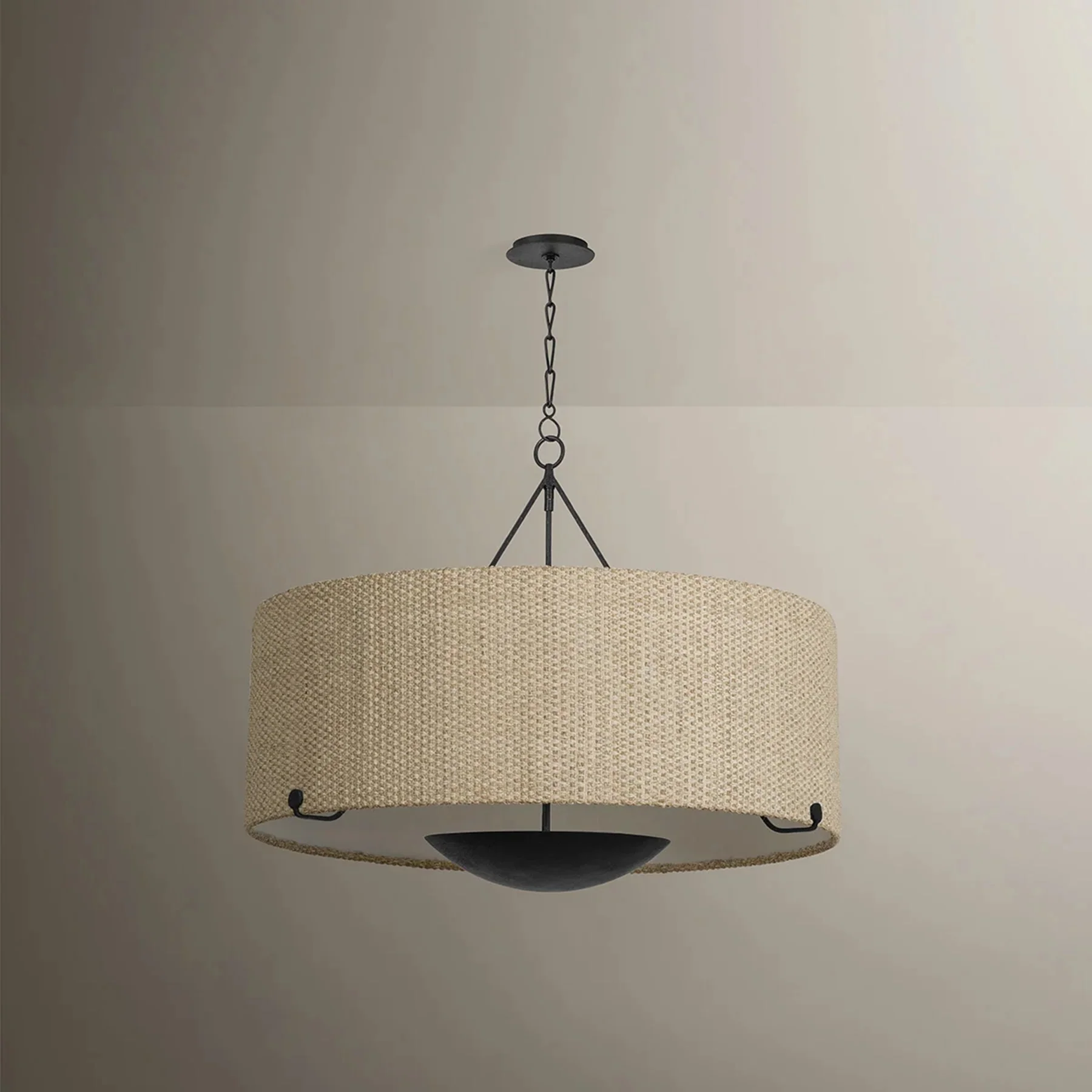 Elias Chandelier, Forged Iron - Image 5