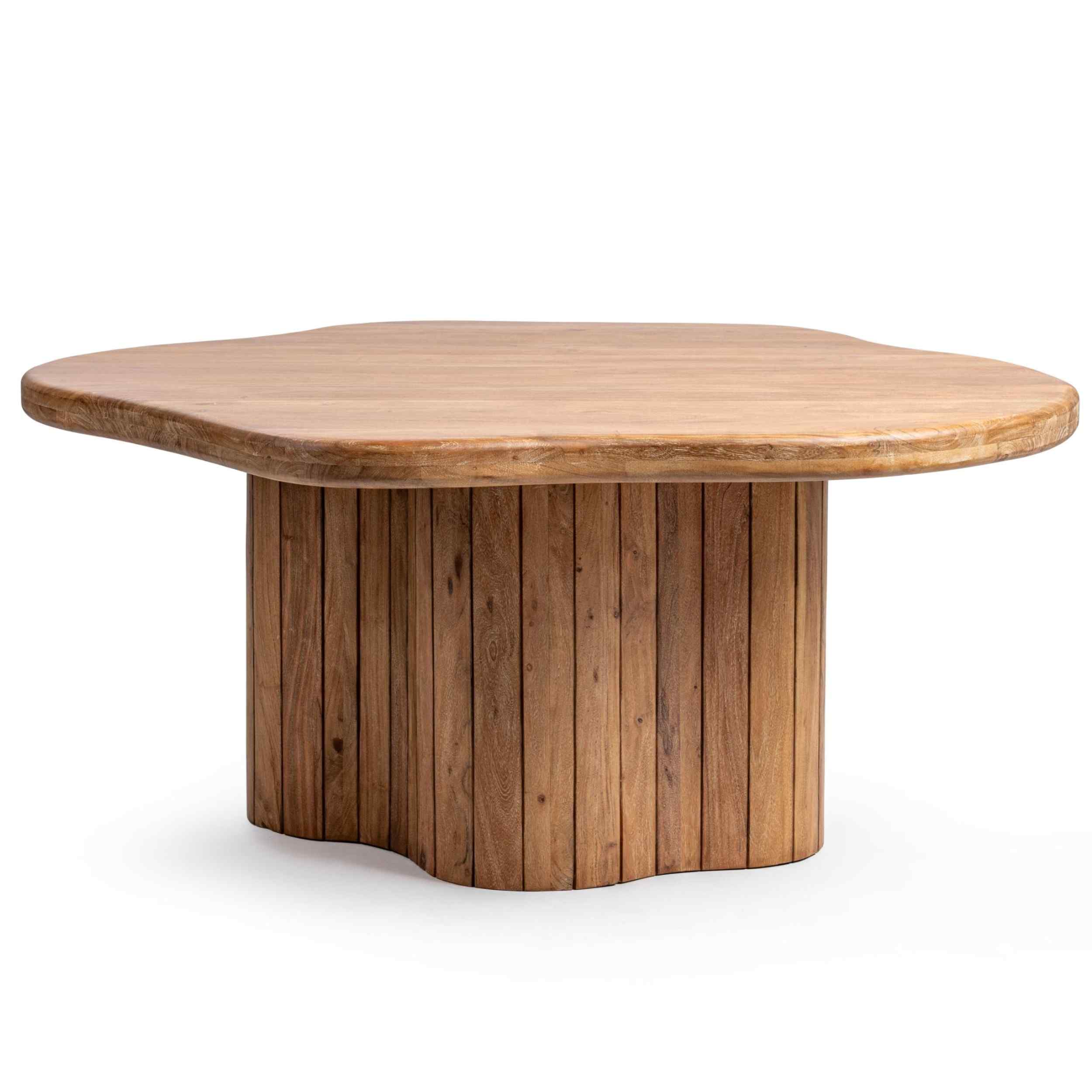 Alvaro Free Form Dining Table, Golden Wheat