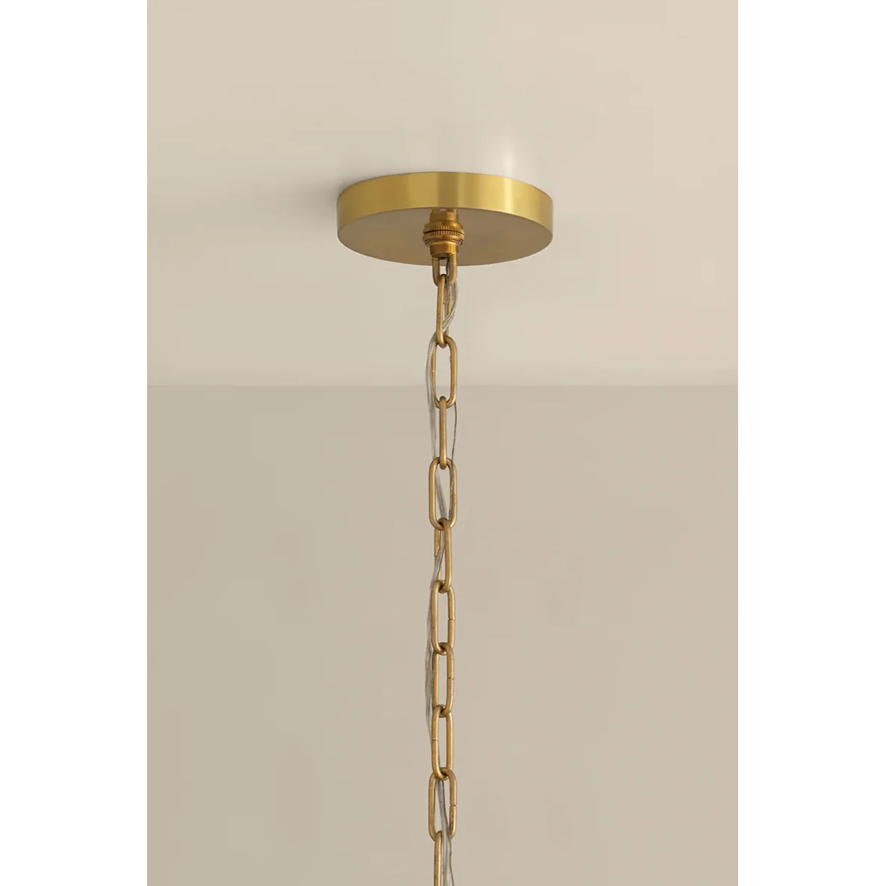Amanda Chandelier, Aged Brass - Image 5