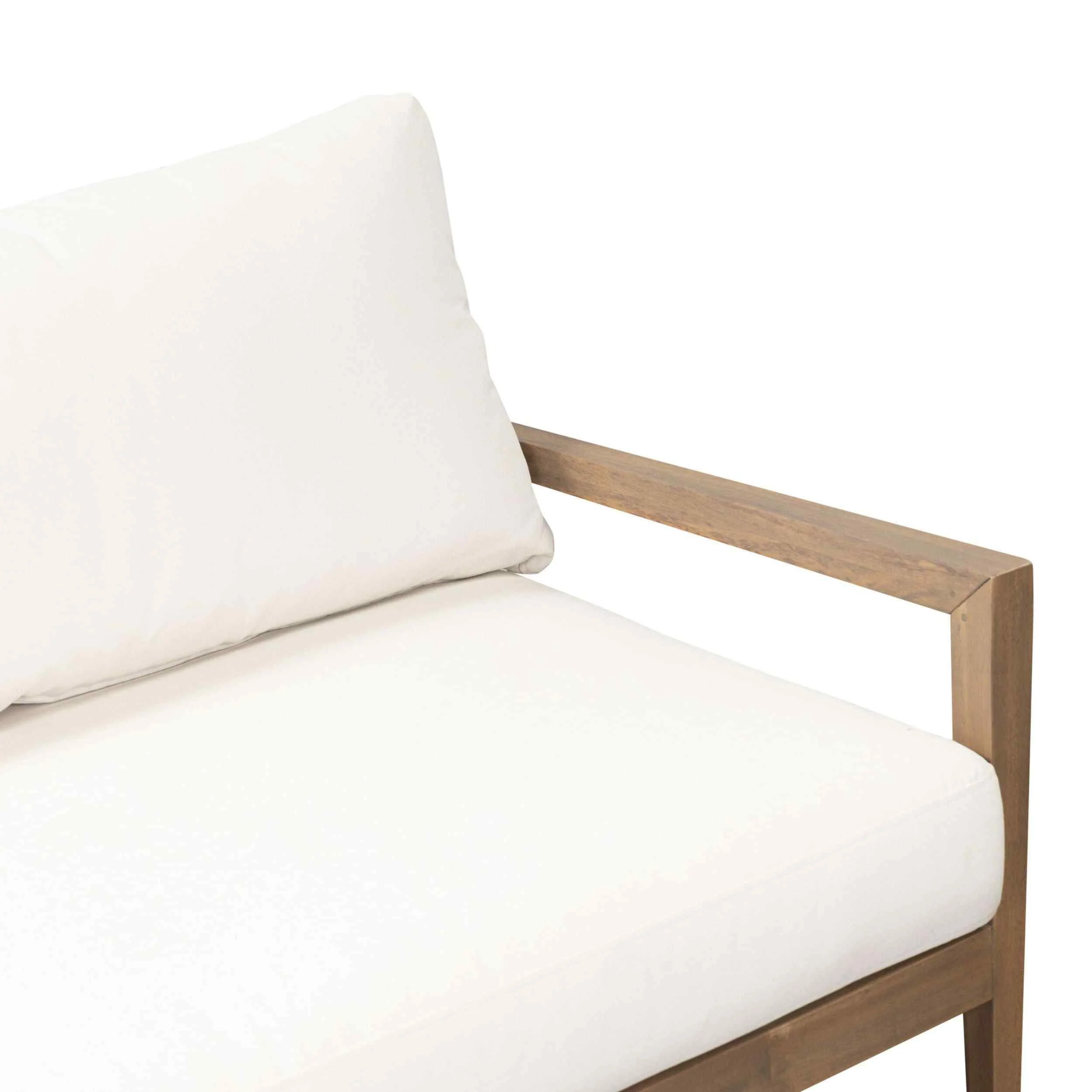 Amaya Outdoor Sofa, Lorel Ivory by Four Hands - Image 6