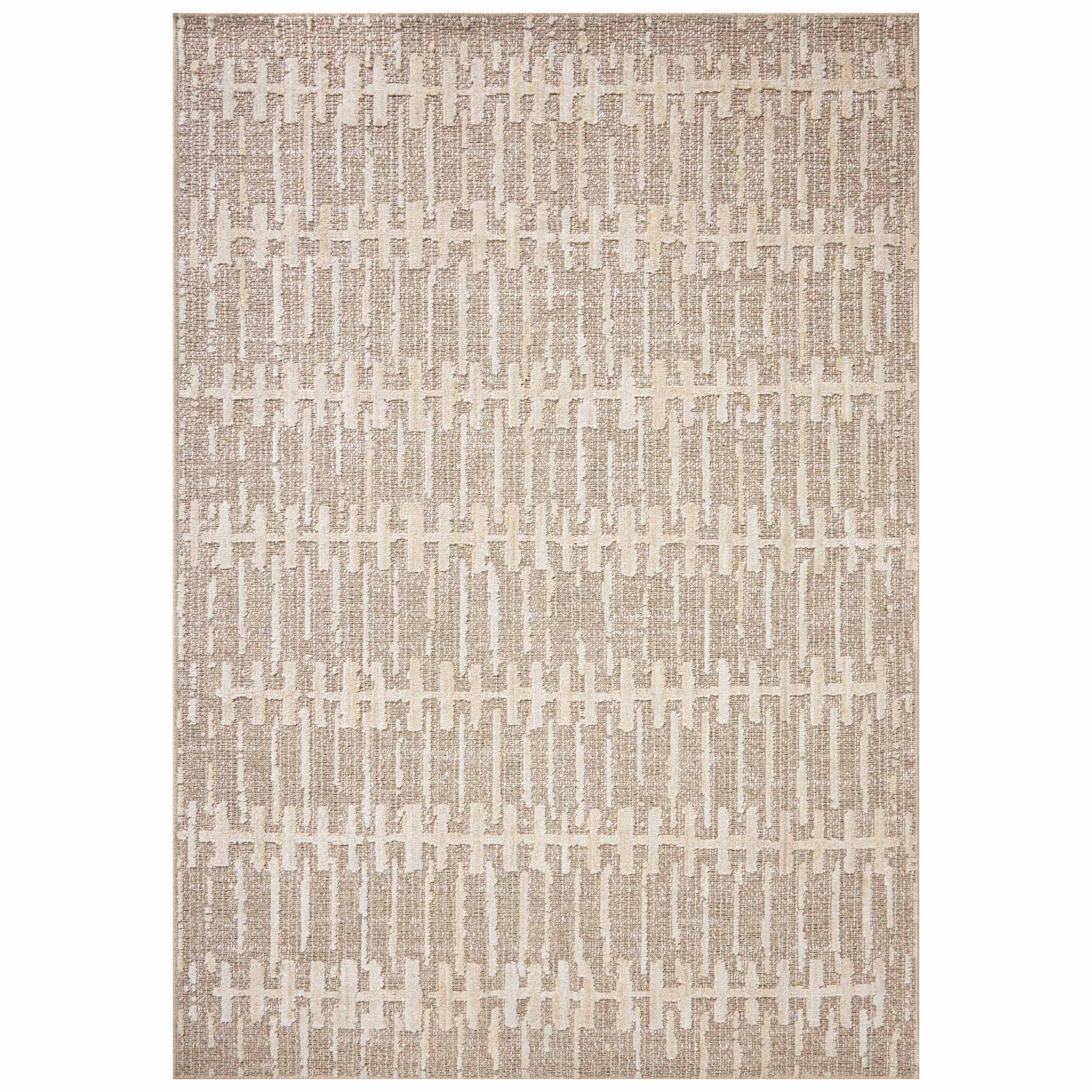 Amber Lewis × Loloi Rug Bexley BEX-02, Taupe/Natural