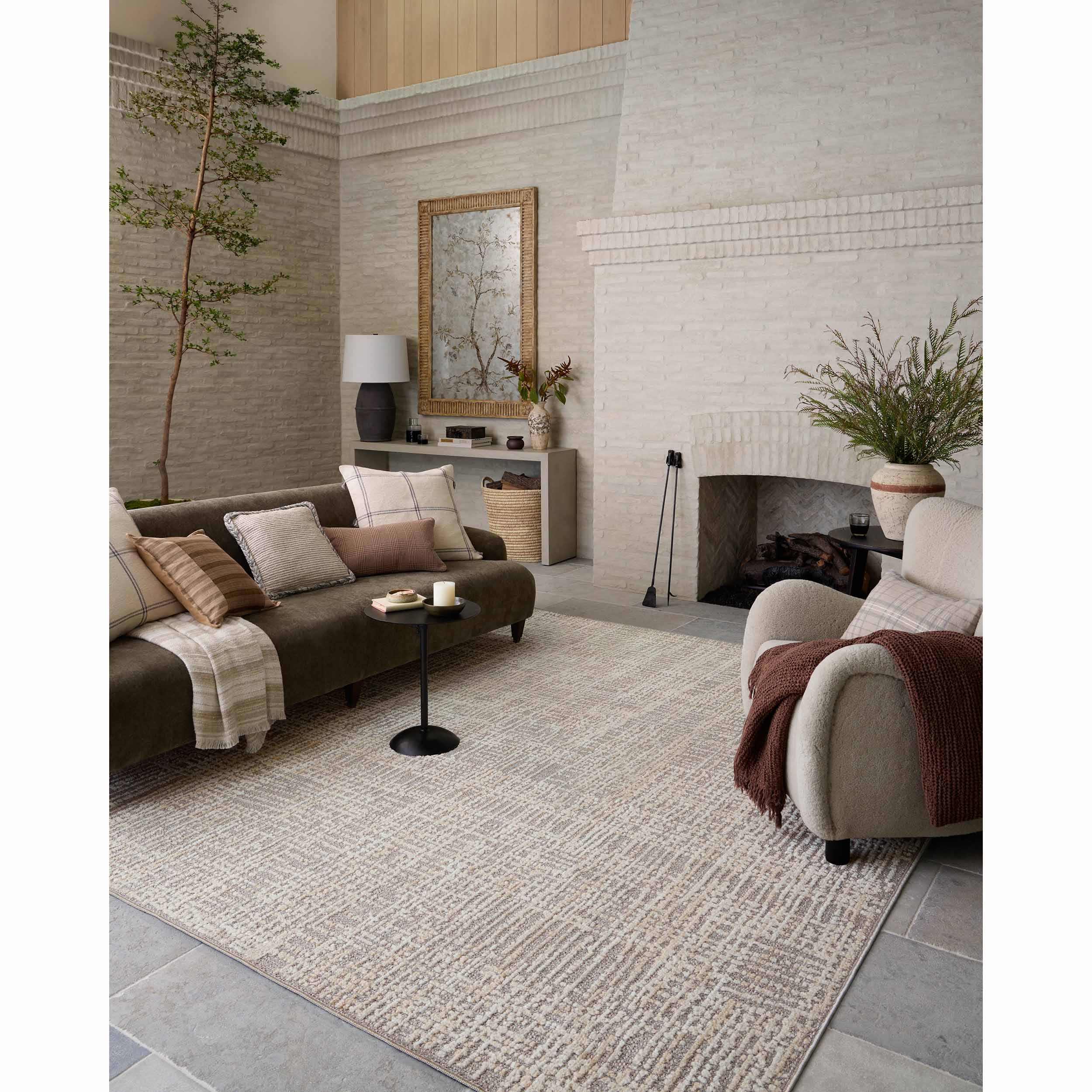 Amber Lewis × Loloi Rug Bexley BEX-07, Natural/Dove - Image 6