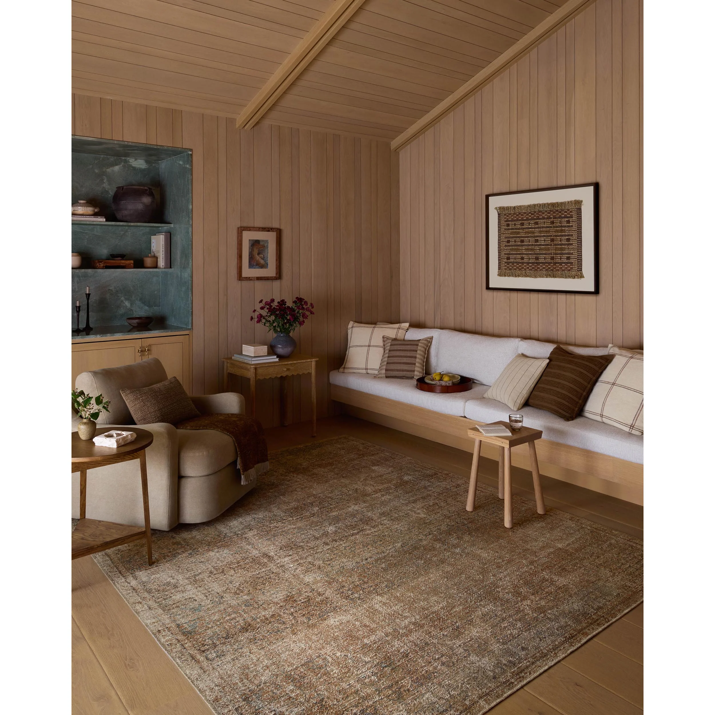 Amber Lewis × Loloi Rug Cambria CBR-08, Ocean/Brick - Image 6