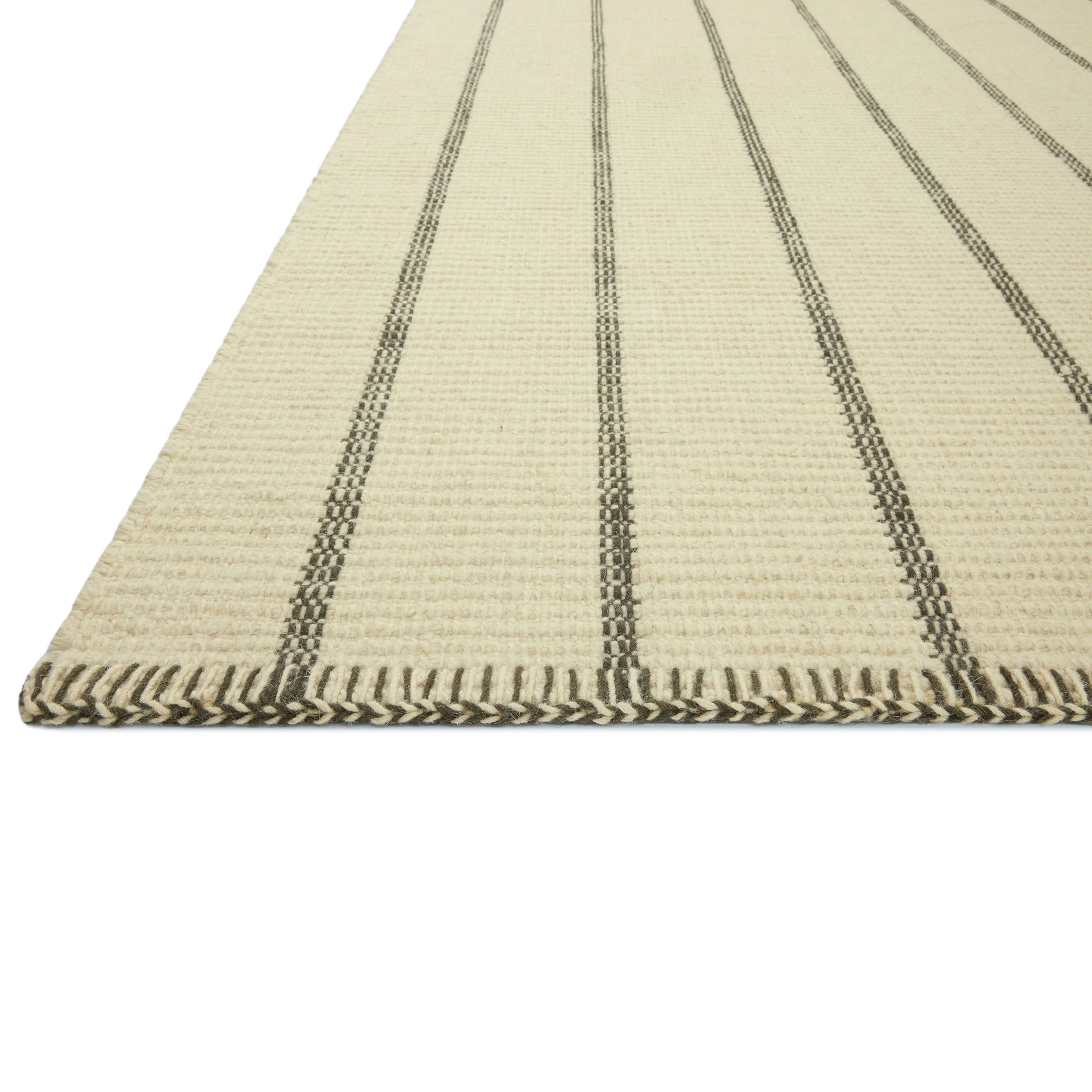 Amber Lewis × Loloi Rug Harlan HLN-01, Ivory/Charcoal - Image 2