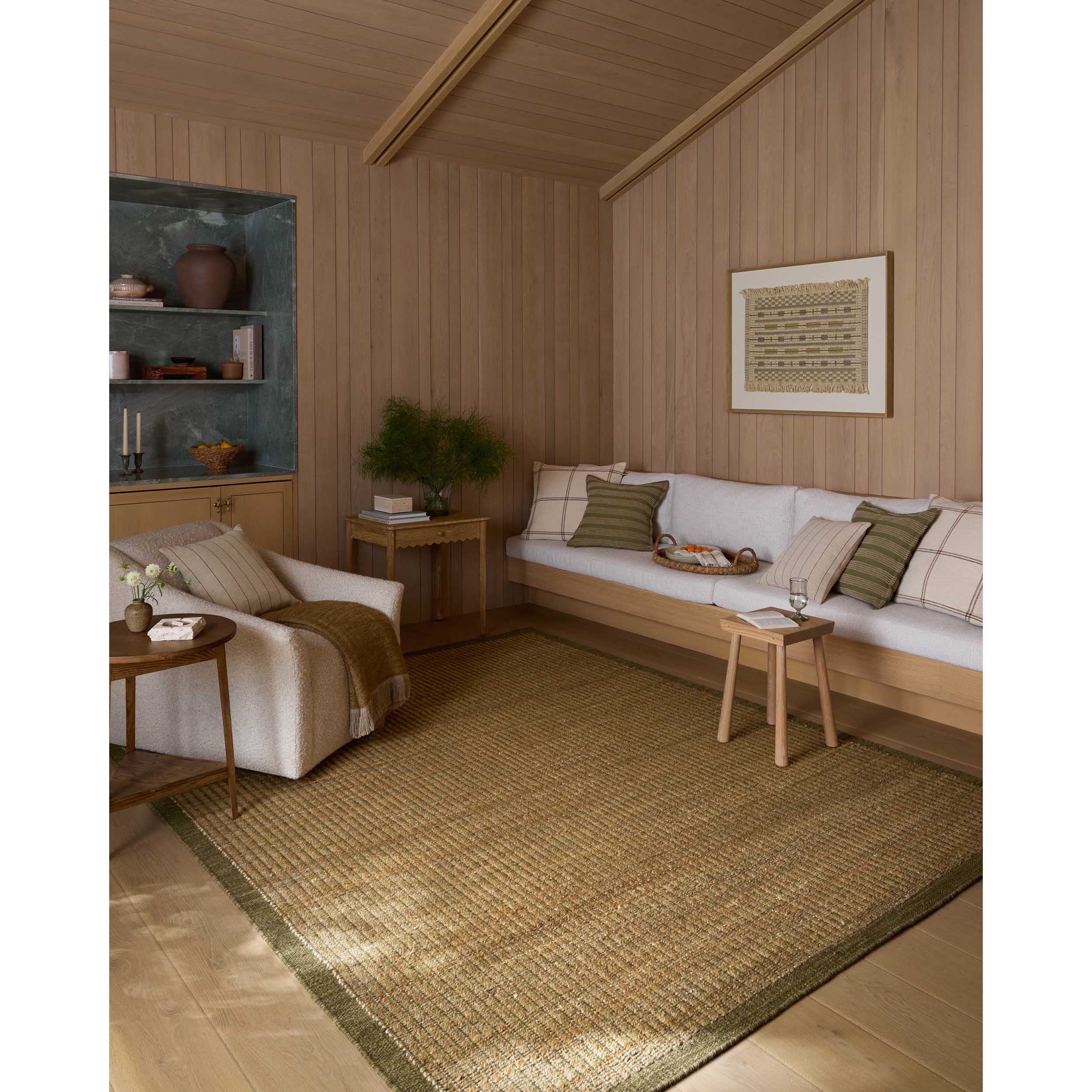 Amber Lewis × Loloi Rug Lilah LIH-01, Natural/Olive - Image 6