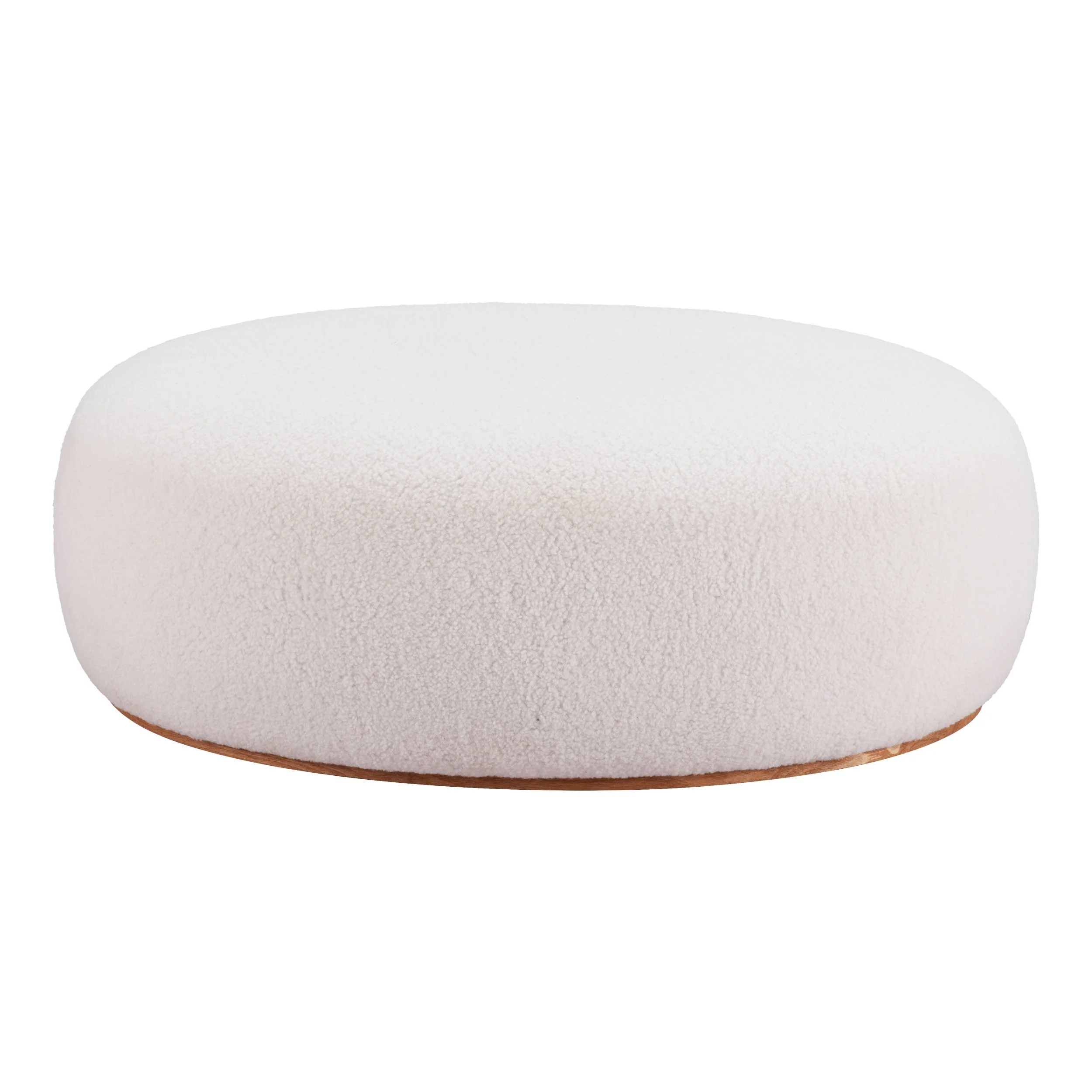 Amber Ottoman, Cream - Image 2