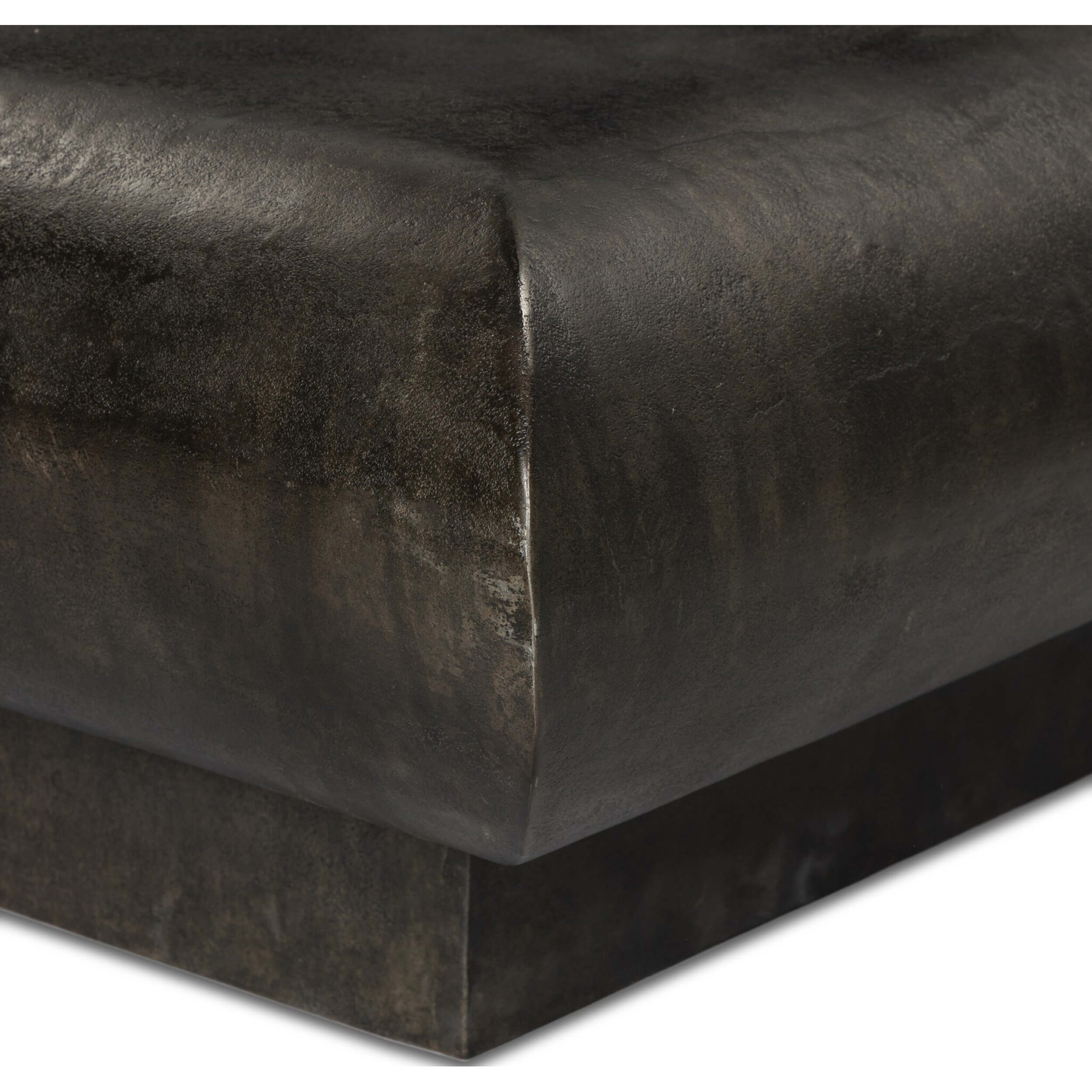 Ambra Outdoor Coffee Table, Distressed Bronze by Four Hands - Image 4