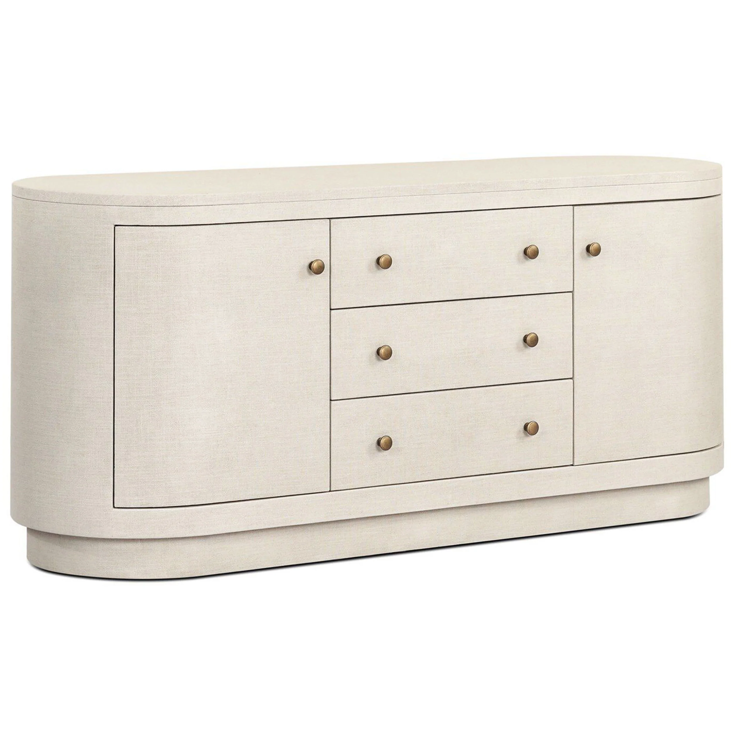 Amelia Media Console, Ivory by Four Hands