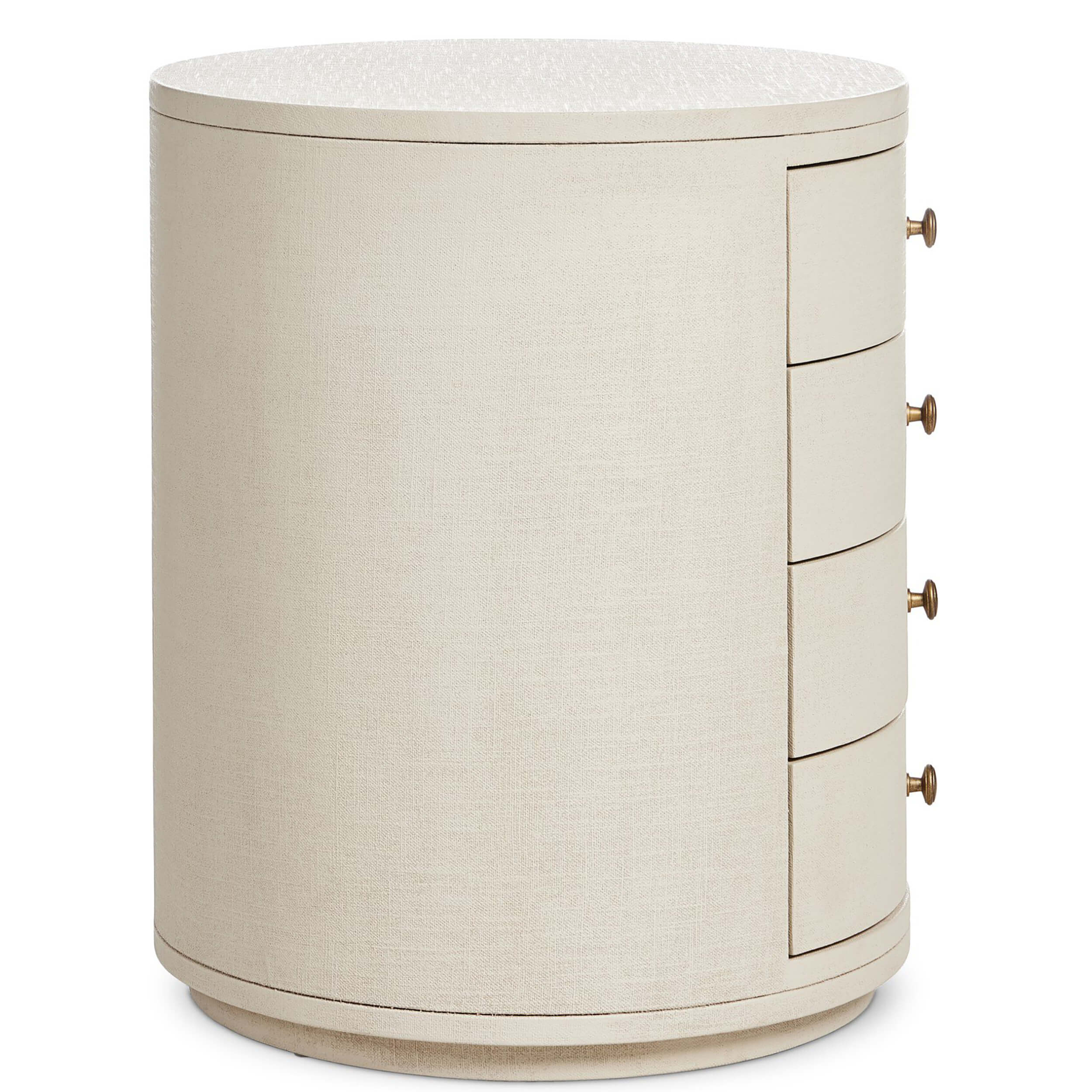 Amelia Oval Nightstand, Ivory by Four Hands - Image 3