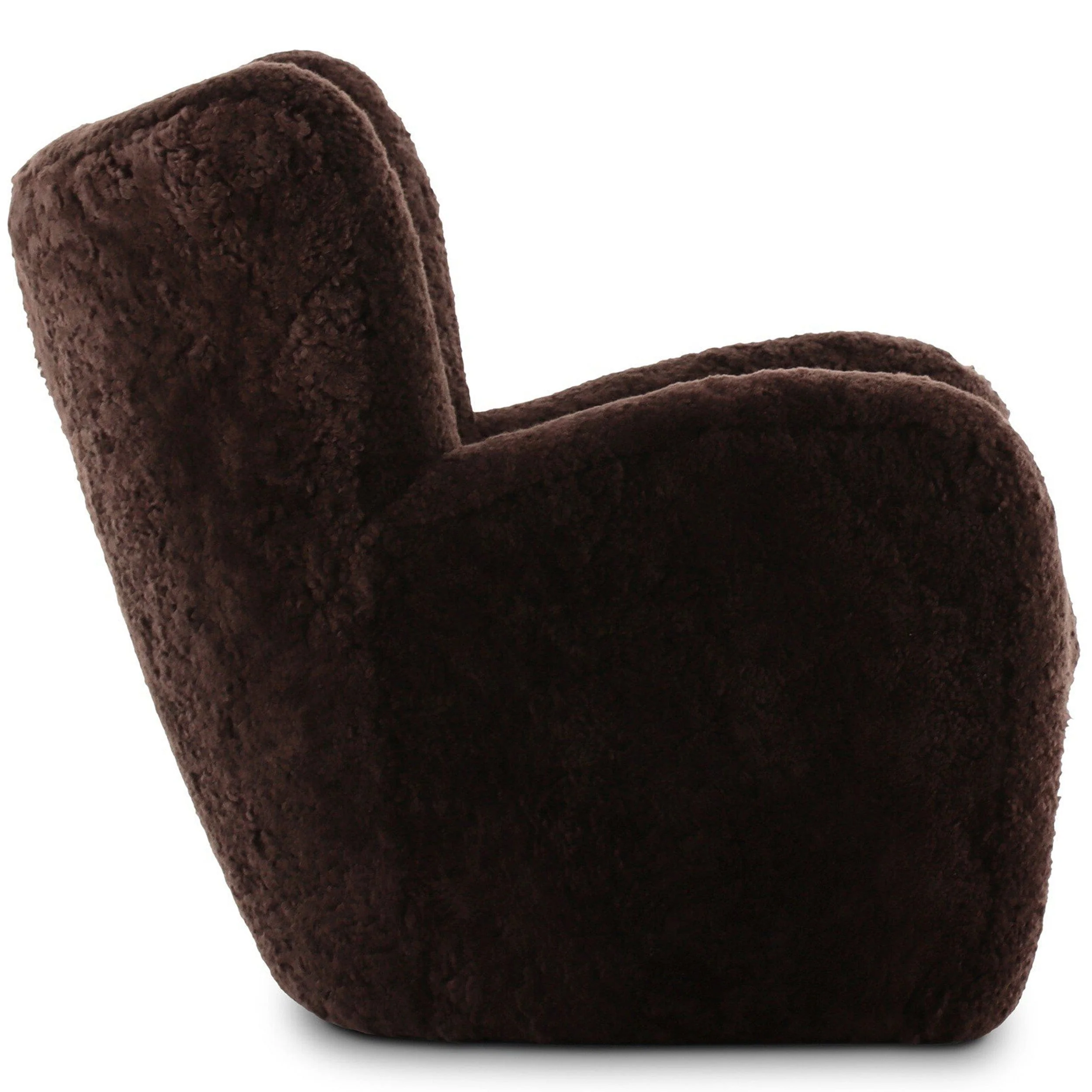 Amelie Chair, Cocoa Shearling by Four Hands - Image 3