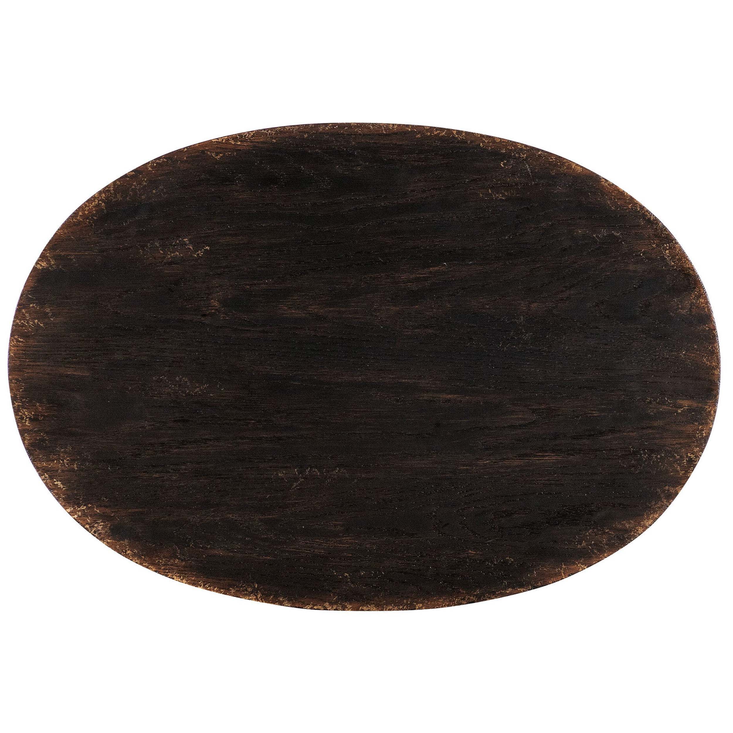 Americana One-Drawer Oval Nightstand, Molasses - Image 4