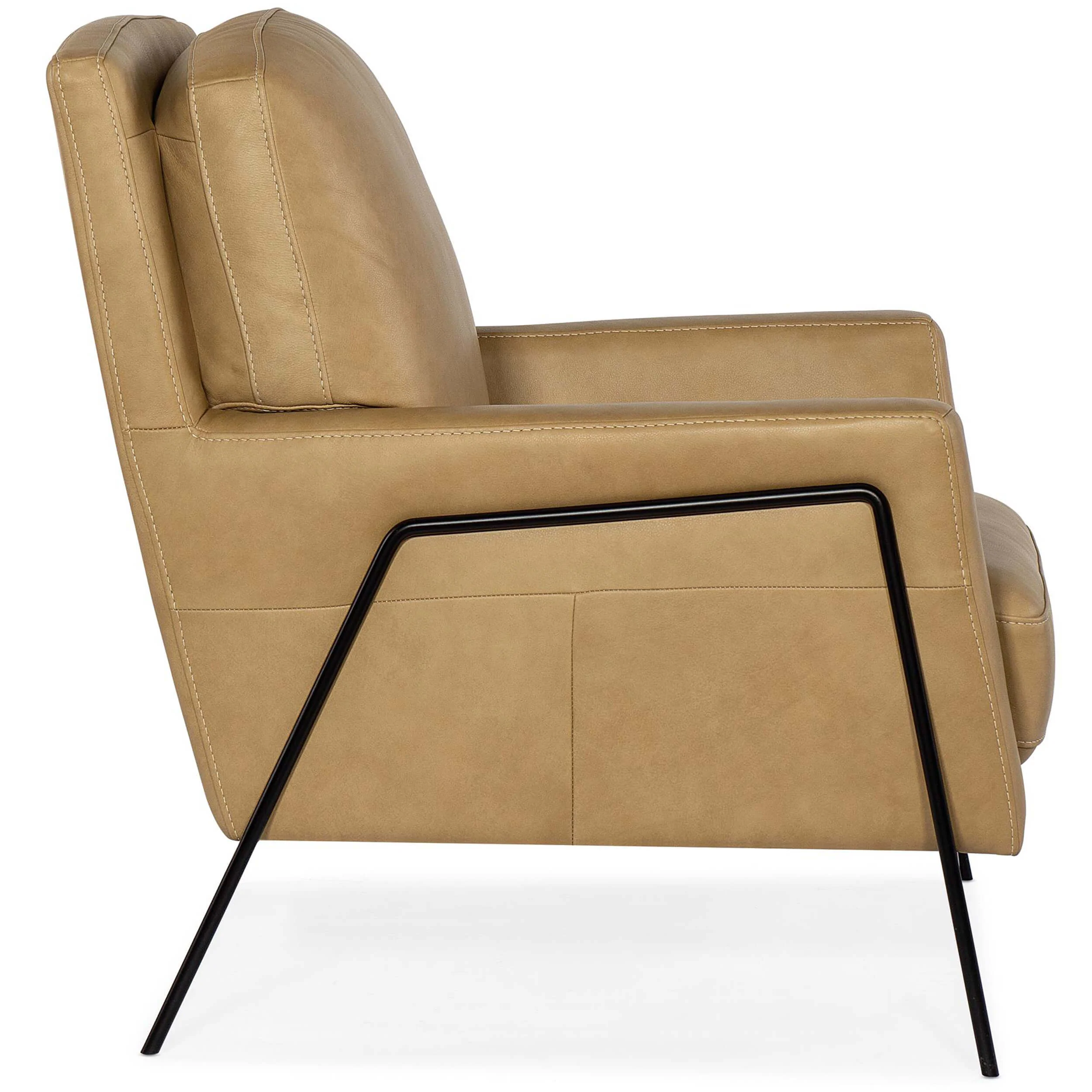 Amette Leather Chair, Ankur Sand - Image 2