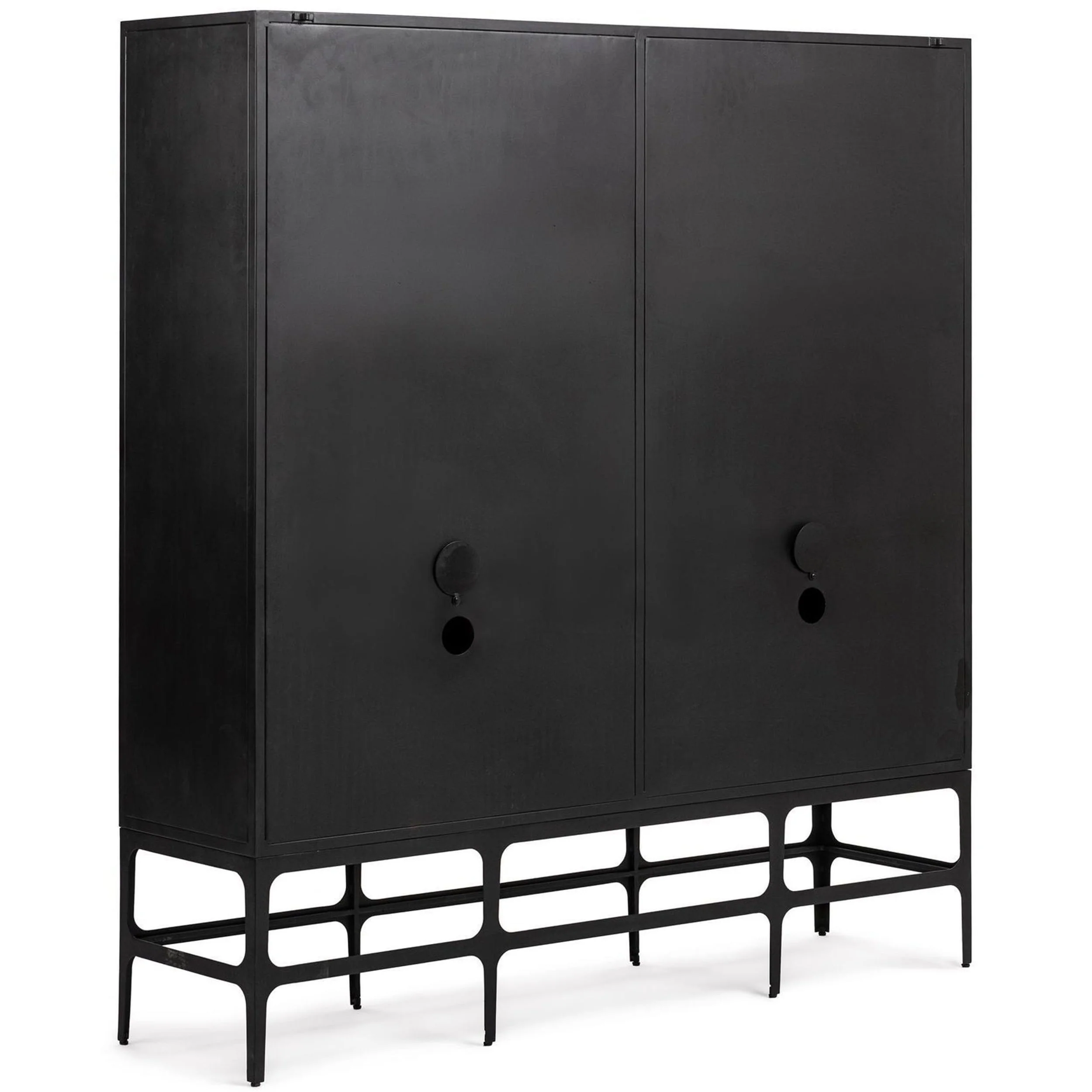 Amilio Tall Cabinet, Rust Noir - Image 4