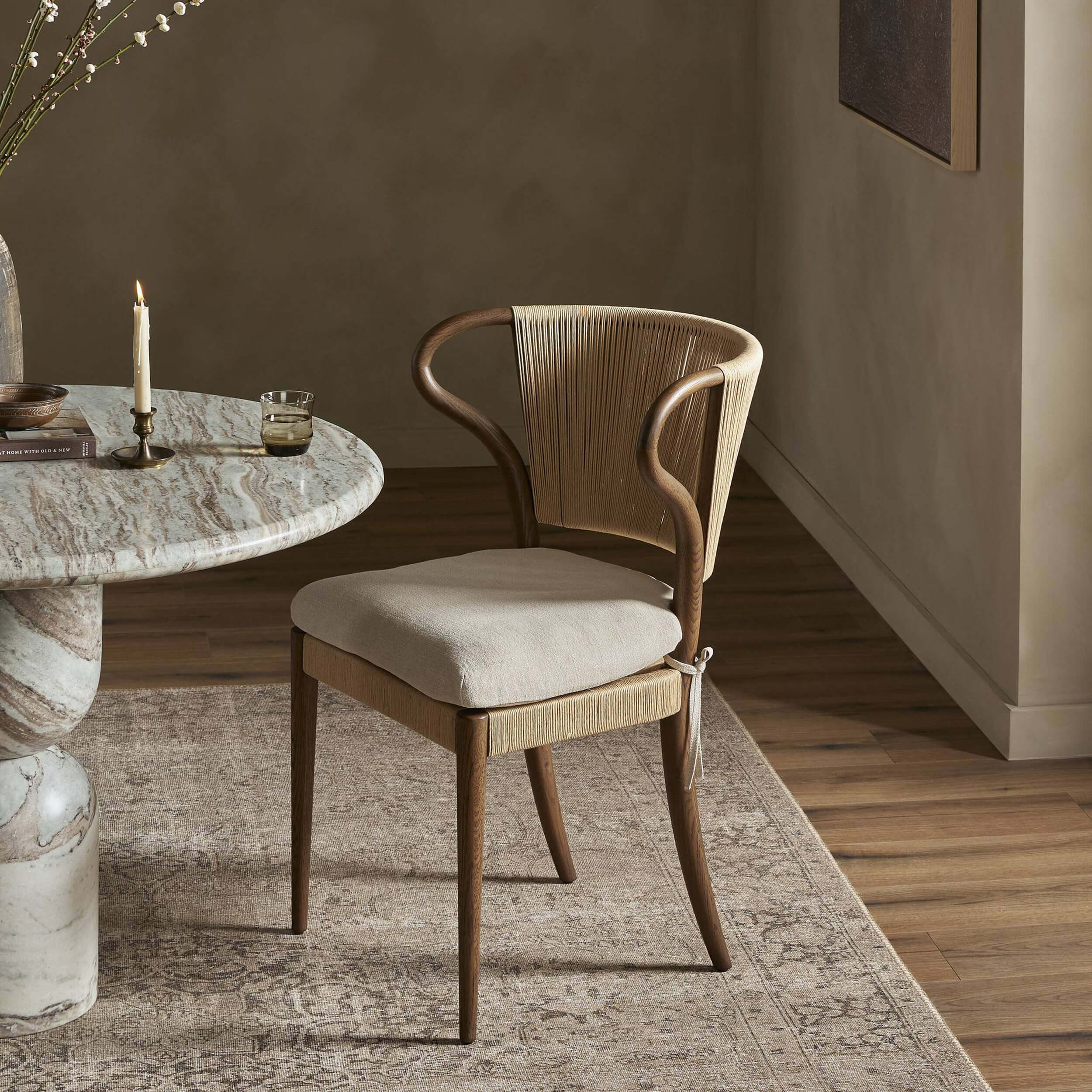 Amira Dining Chair, Broadway Dune, Set of 2 by Amber Lewis x Four Hands - Image 6