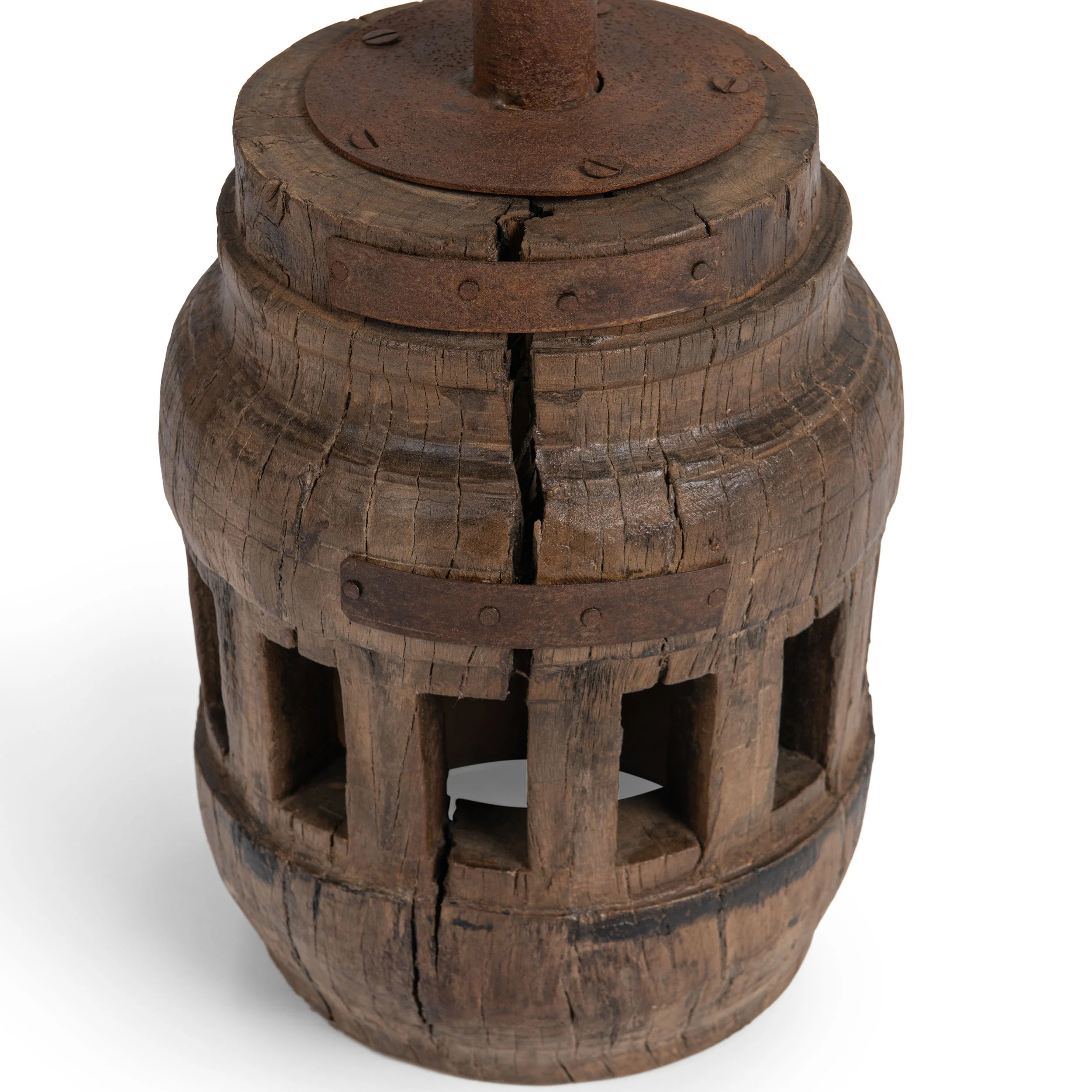 Amira Round Accent Table, Natural Reclaimed - Image 8