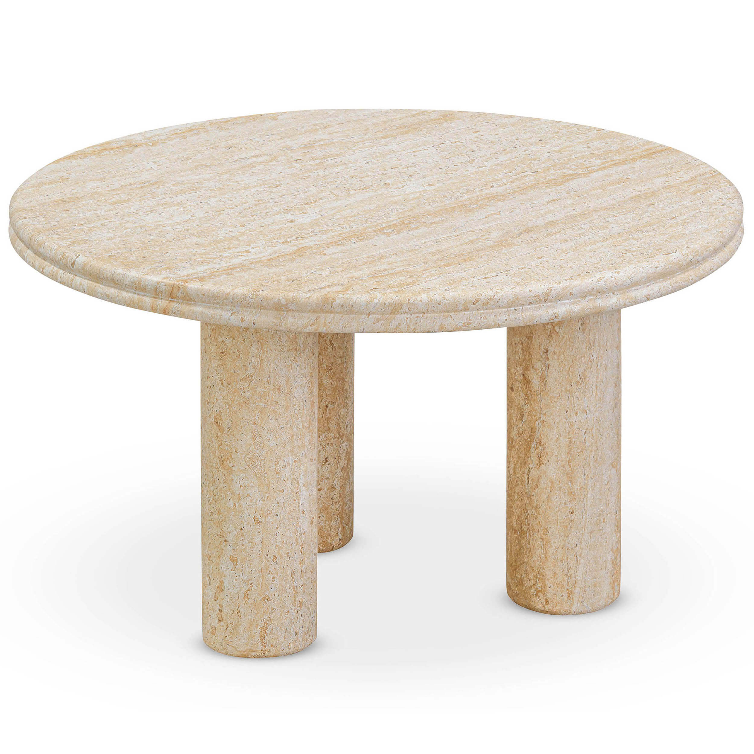 Amora Nesting Coffee Table, Travertine Finish - Image 2