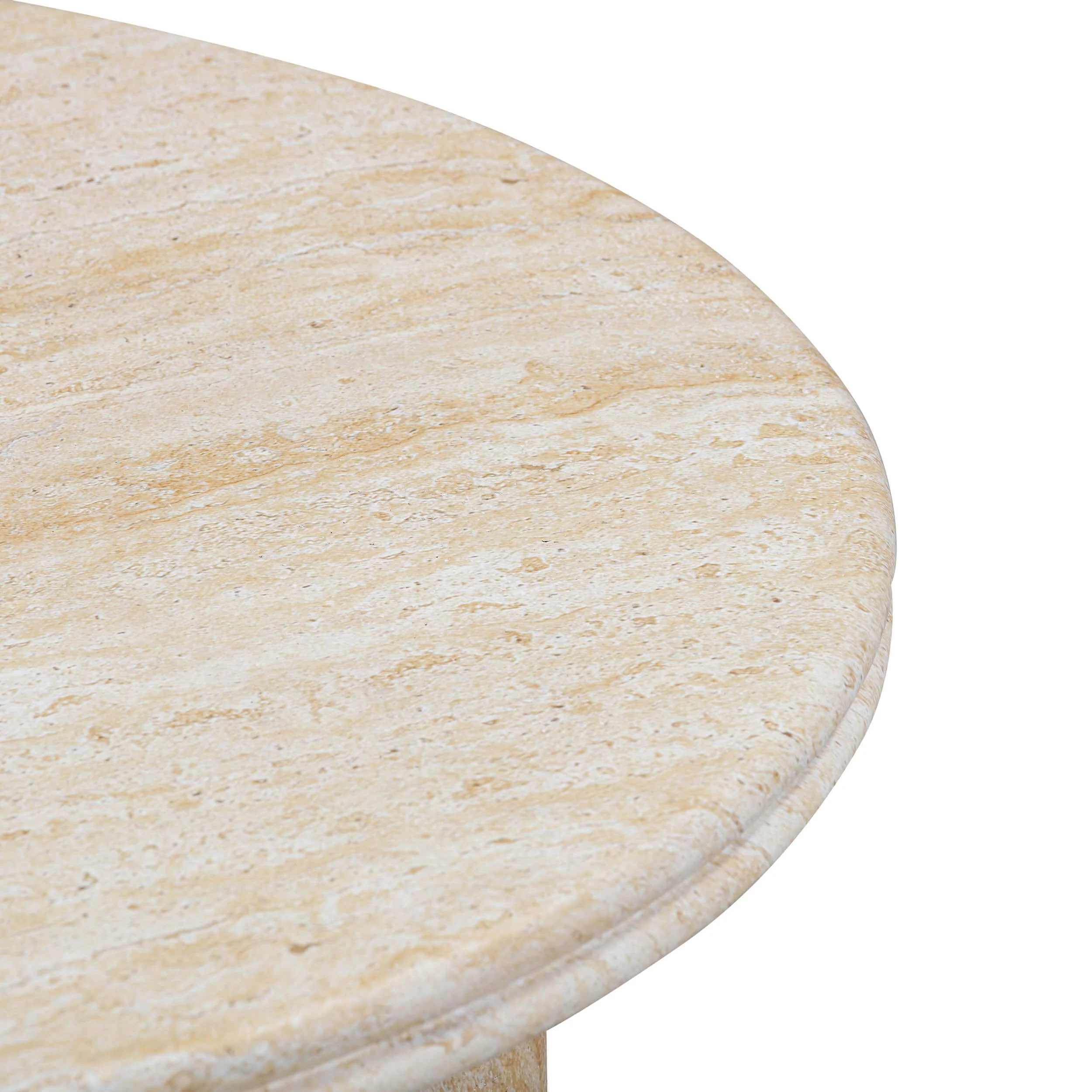 Amora Nesting Coffee Table, Travertine Finish - Image 4
