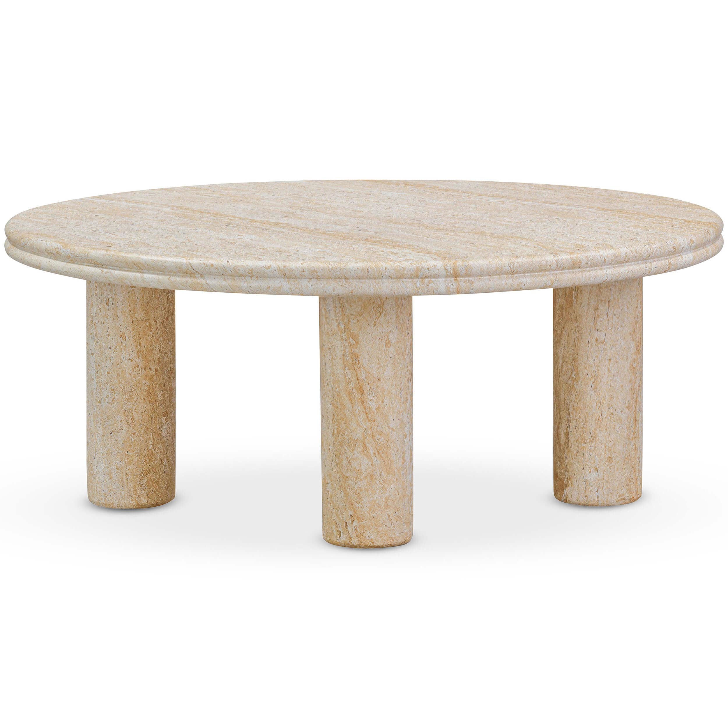 Amora Nesting Coffee Table, Travertine Finish - Image 5