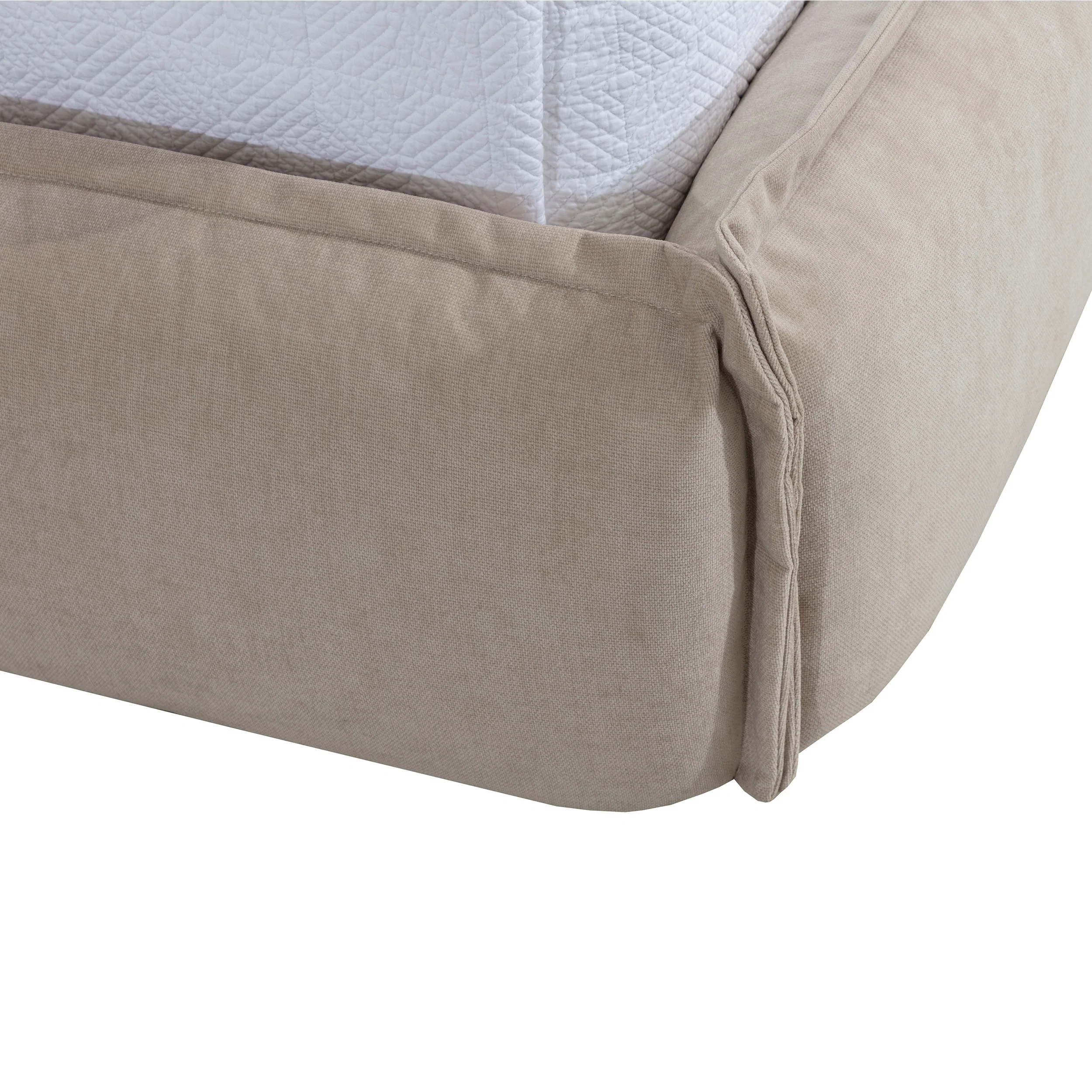Amoris King Bed, Danny Cream - Image 4