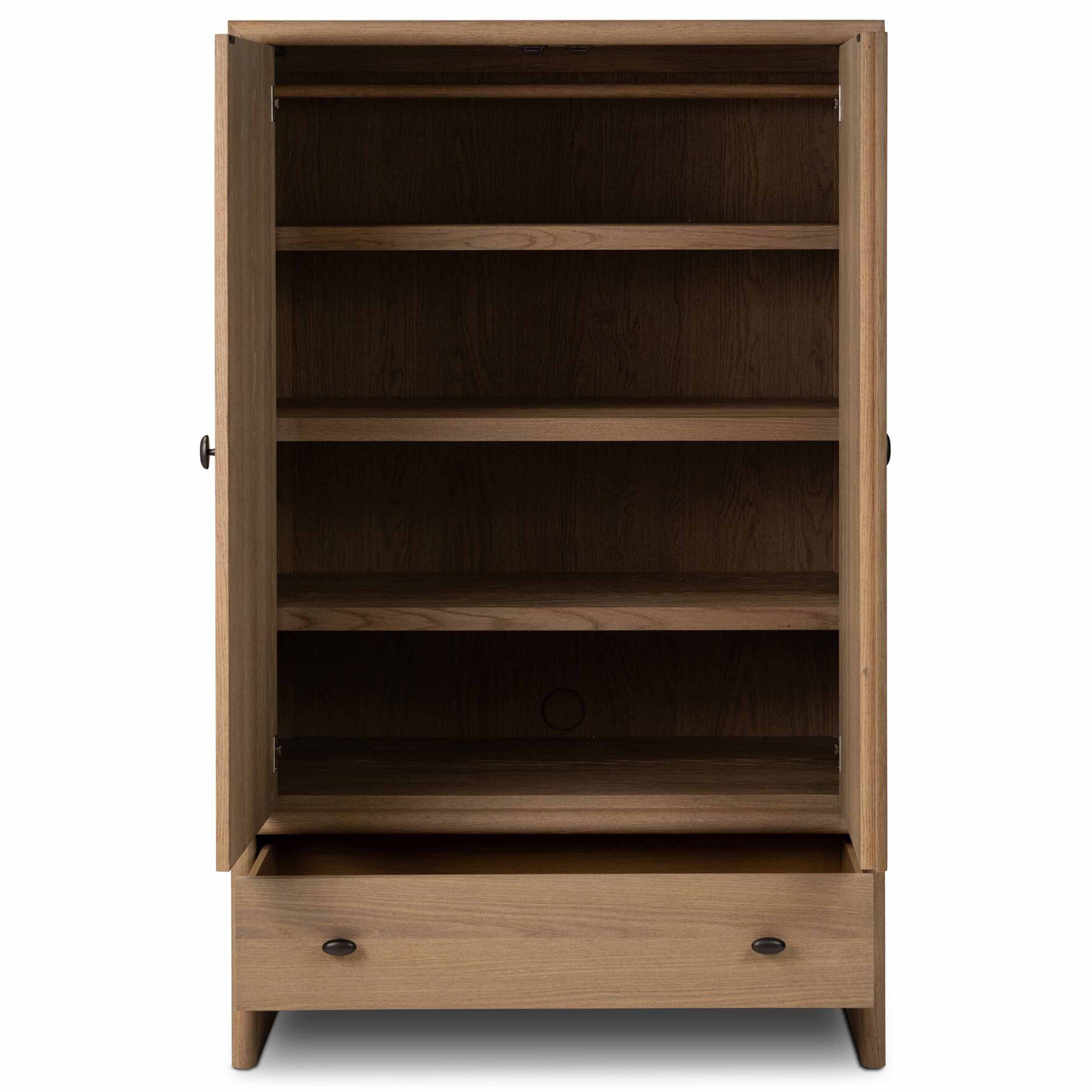Analisa Armoire, Sandy Oak by Four Hands - Image 6
