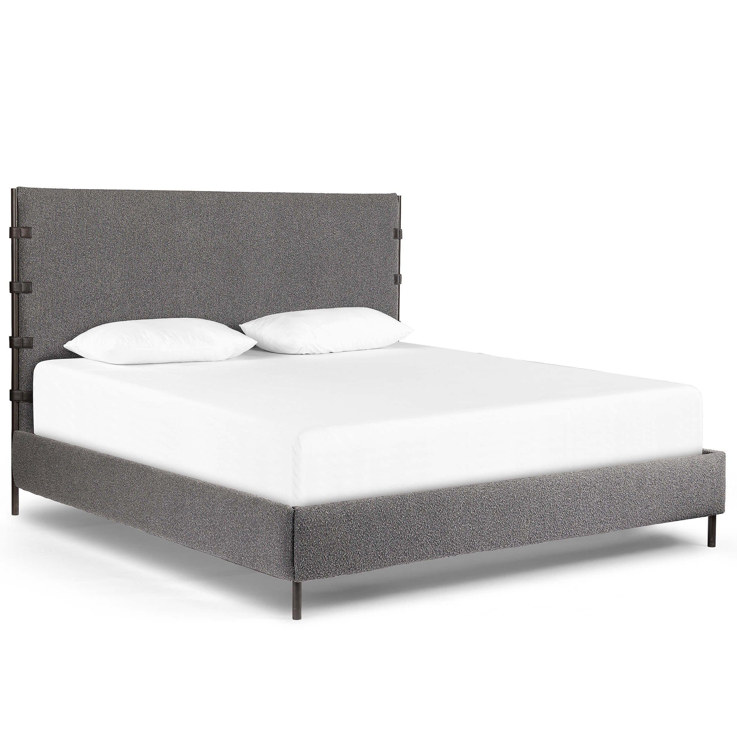 Anderson Bed, Knoll Charcoal by Four Hands