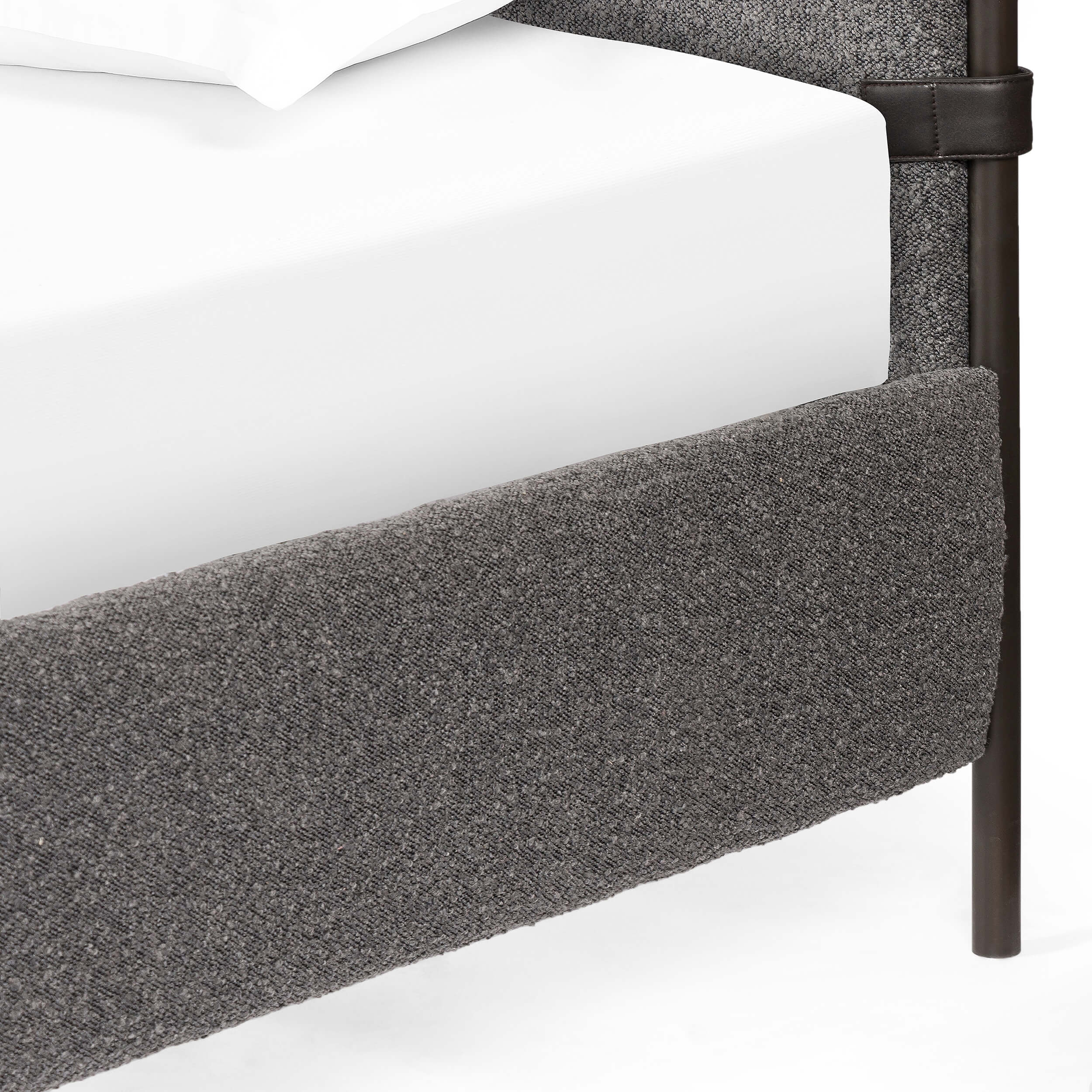 Anderson Bed, Knoll Charcoal by Four Hands - Image 4