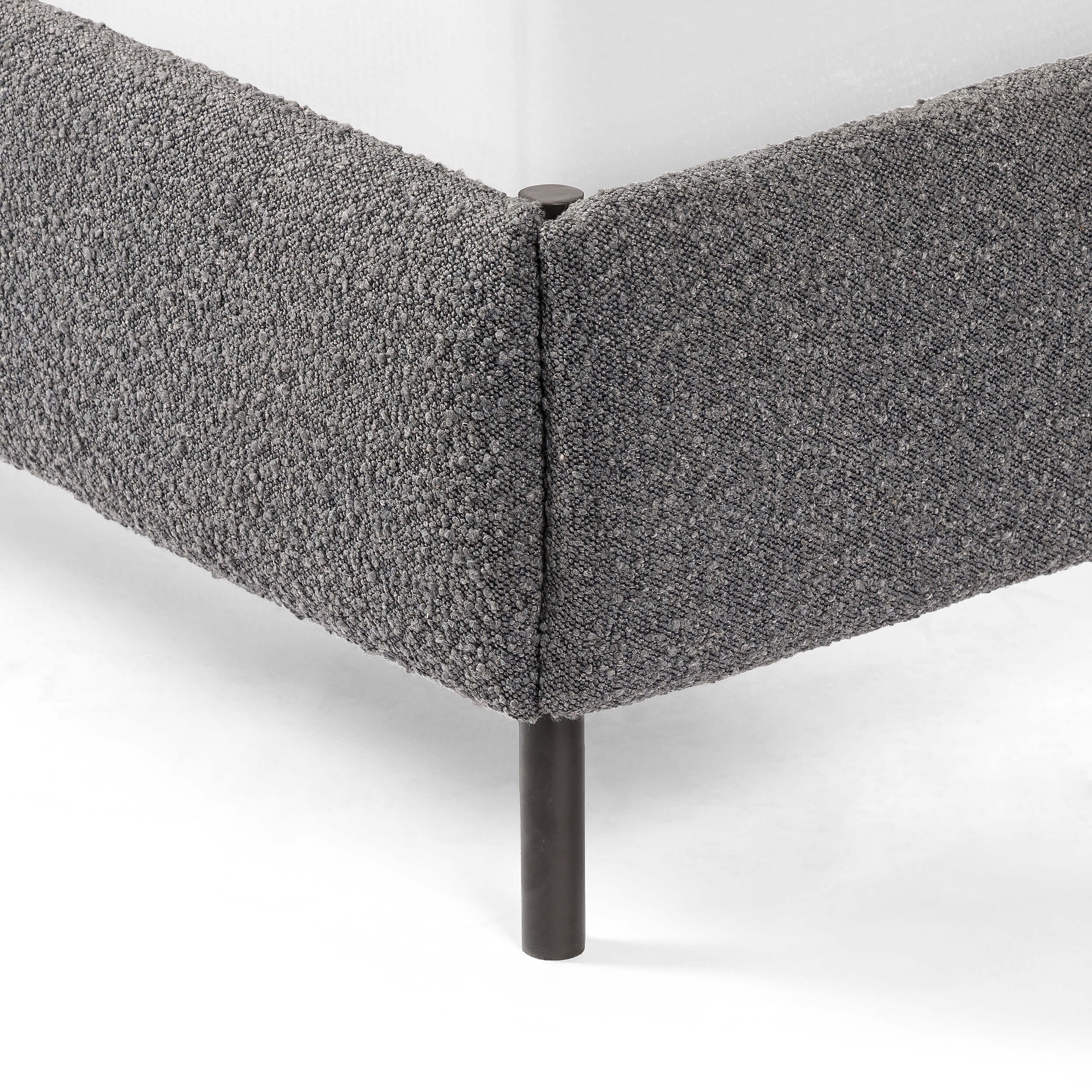 Anderson Bed, Knoll Charcoal by Four Hands - Image 5