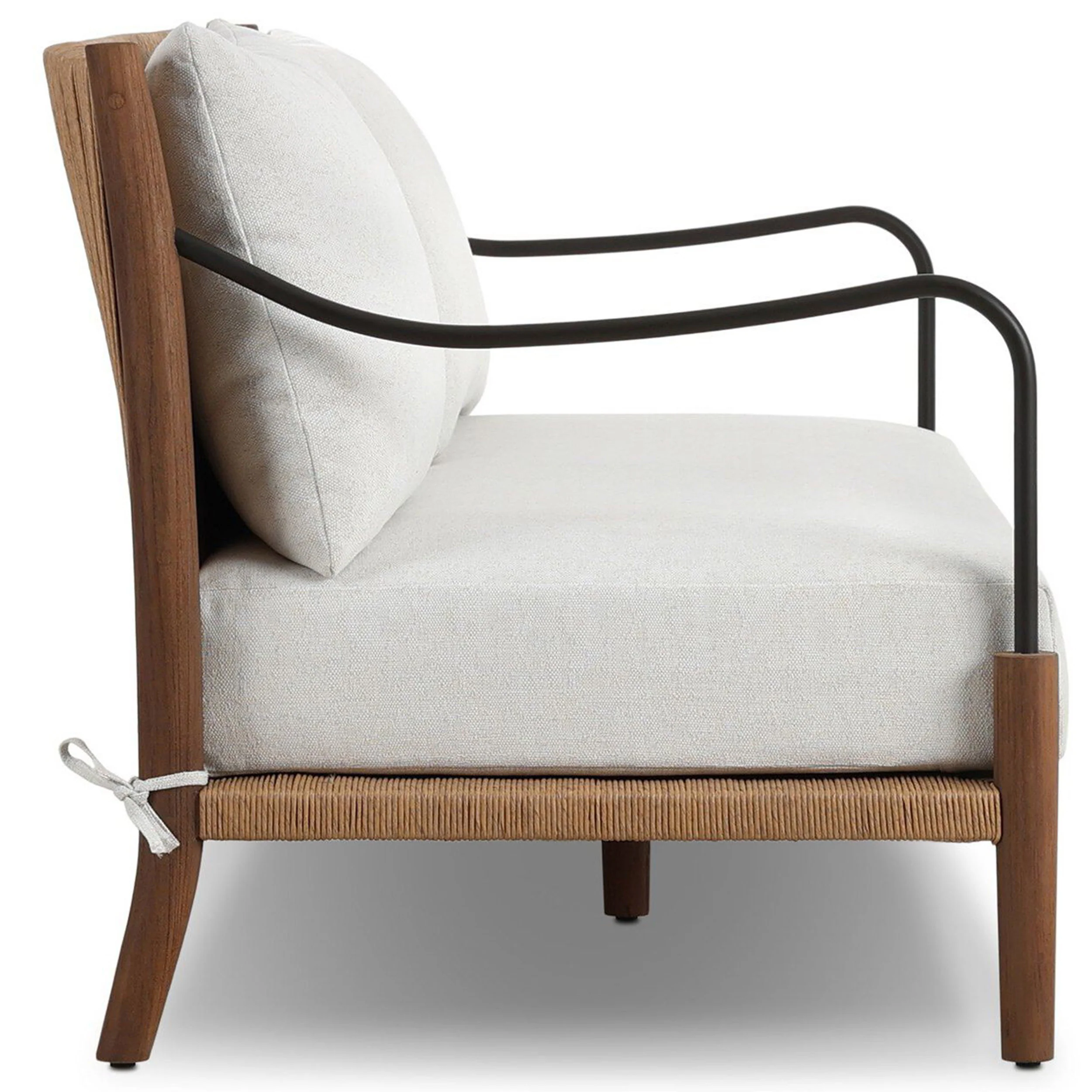 Andover 76" Outdoor Sofa, Alessi Linen by Amber Lewis x Four Hands - Image 3
