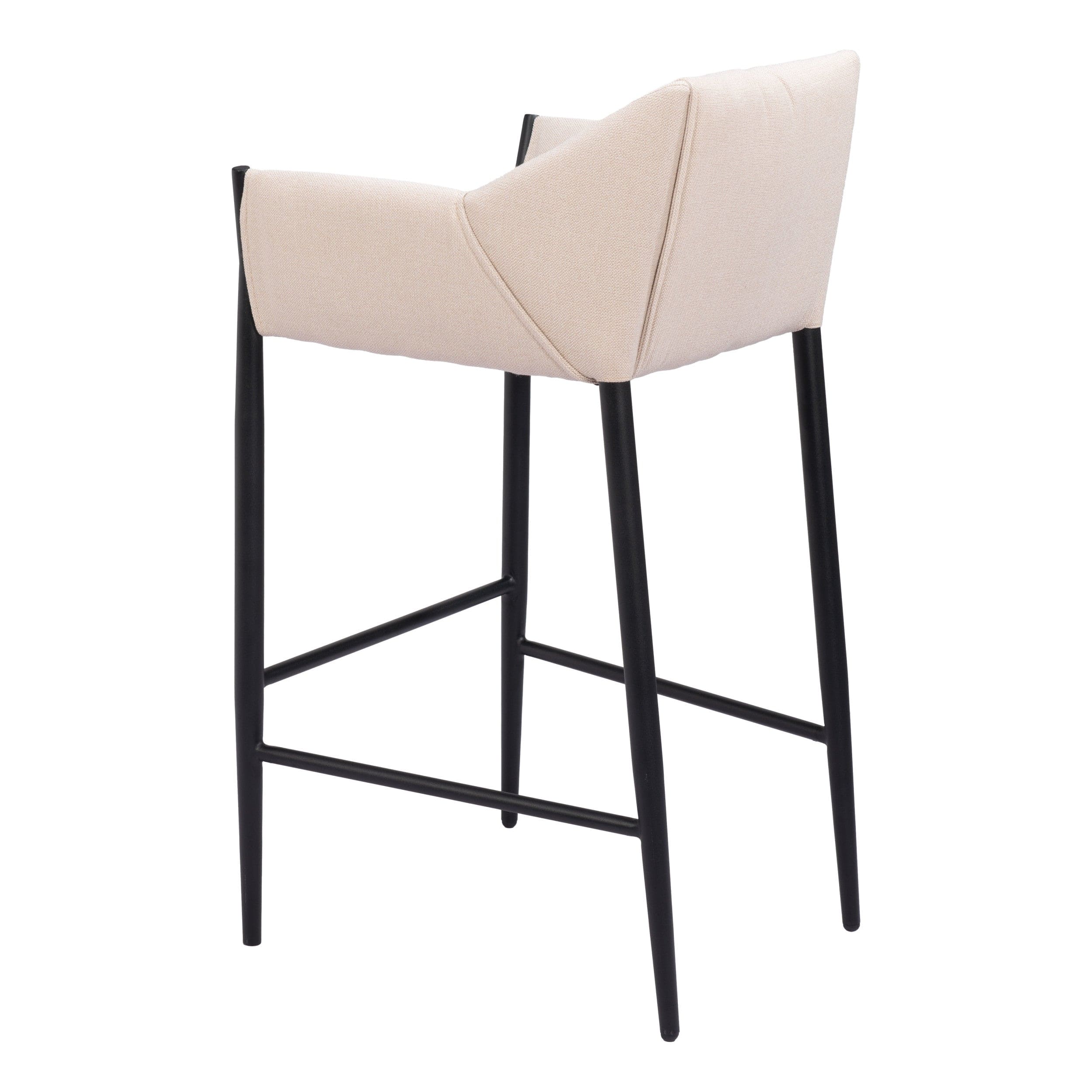 Andover Bar Stool, Beige - Image 6