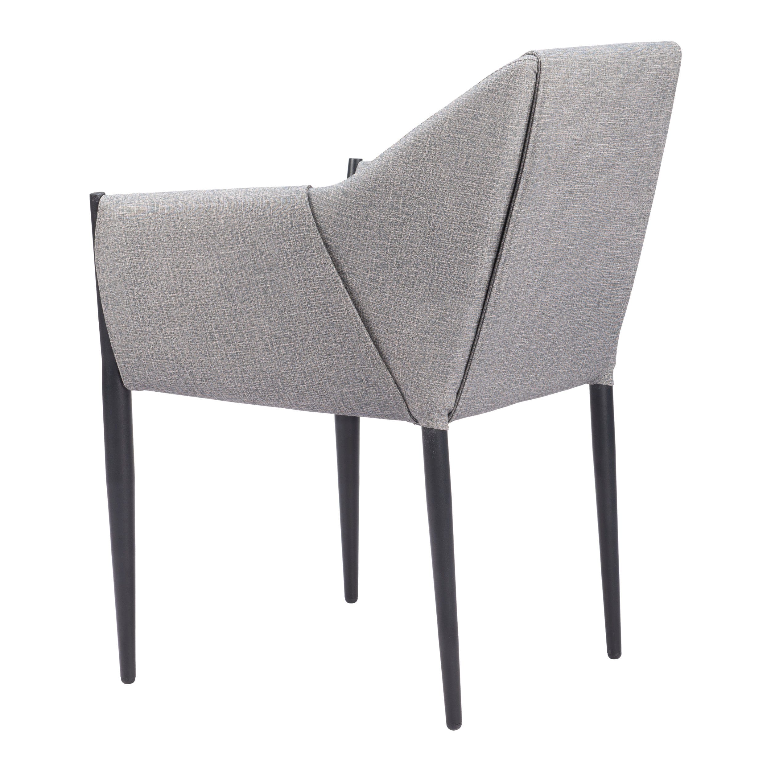 Andover Dining Chair, Slate Gray, Set of 2 - Image 4