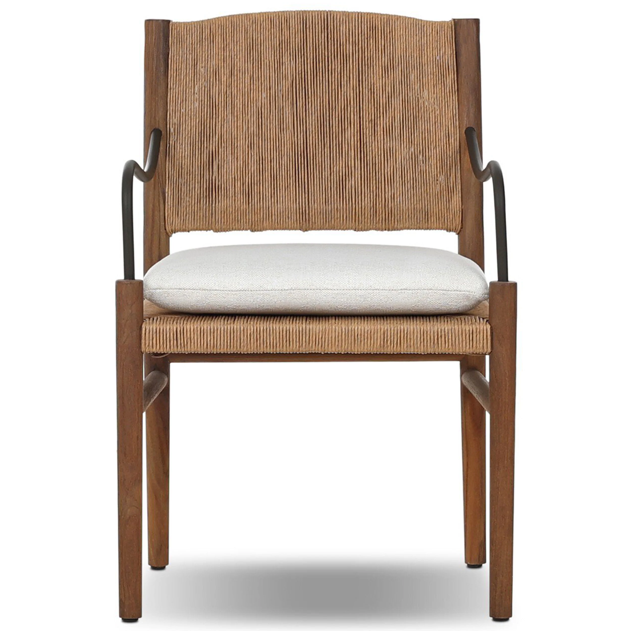 Andover Outdoor Dining Chair, Alessi Linen by Amber Lewis x Four Hands - Image 2