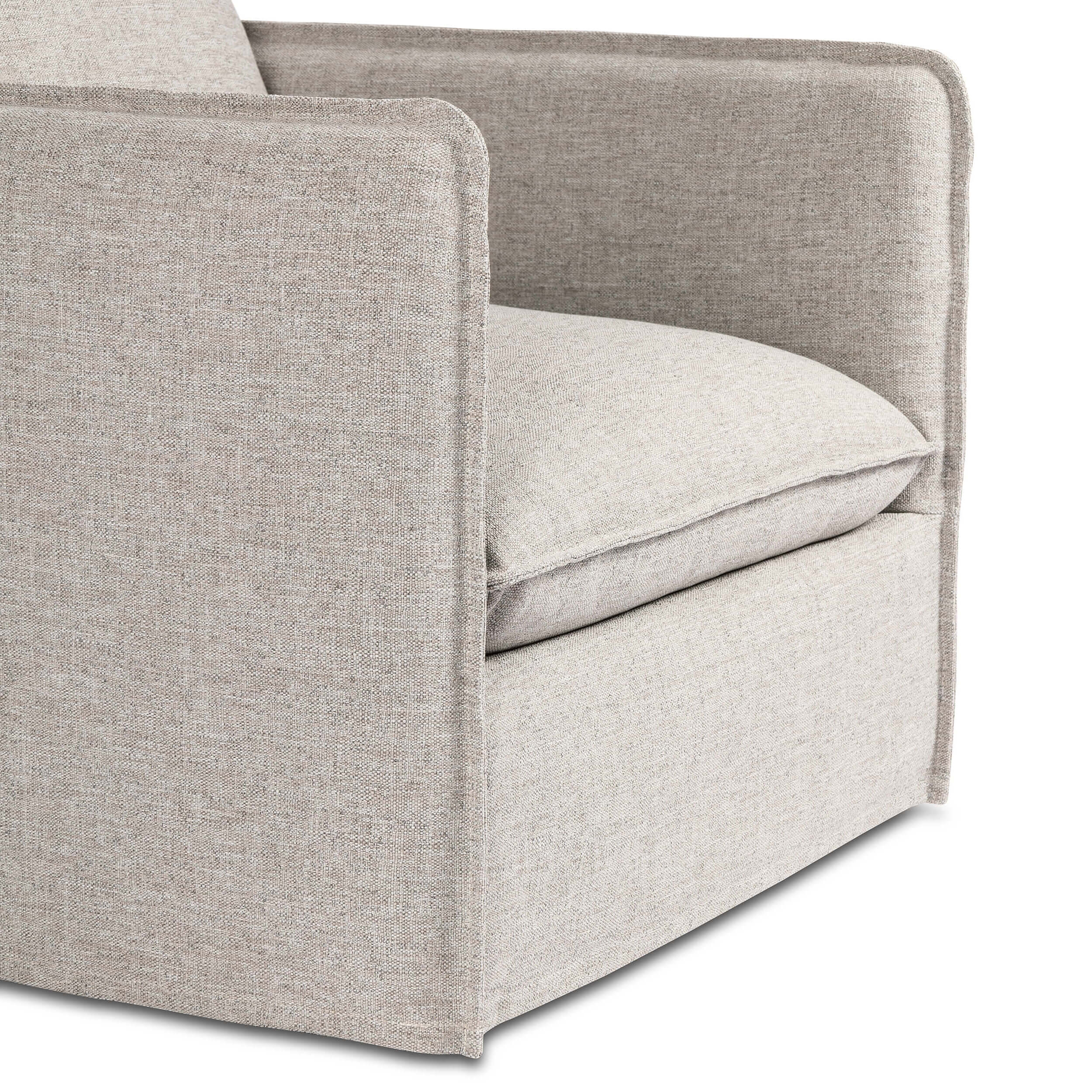Andre Outdoor Swivel Chair, Alessi Slate - Image 5