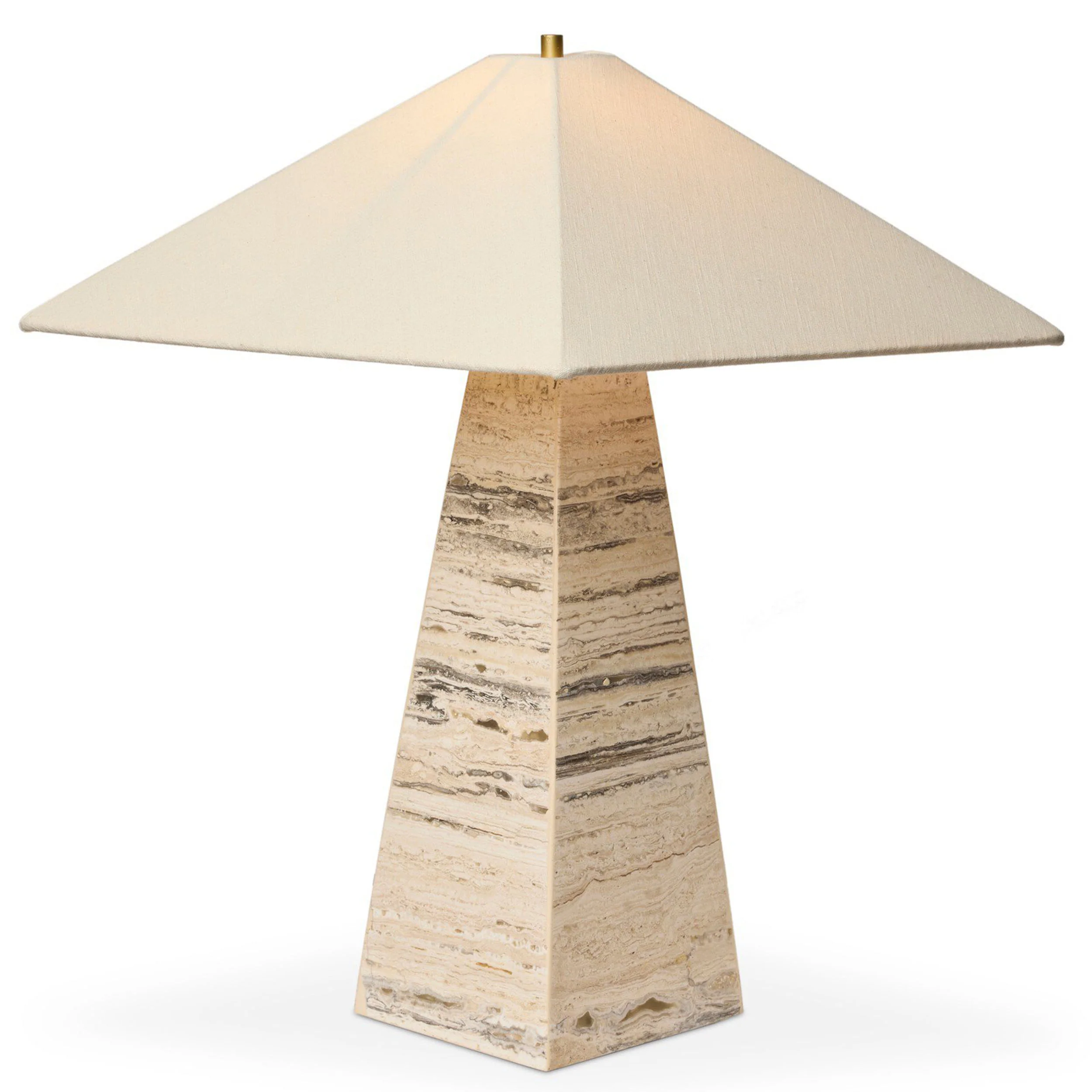 Andros Table Lamp, White by Four Hands - Image 2