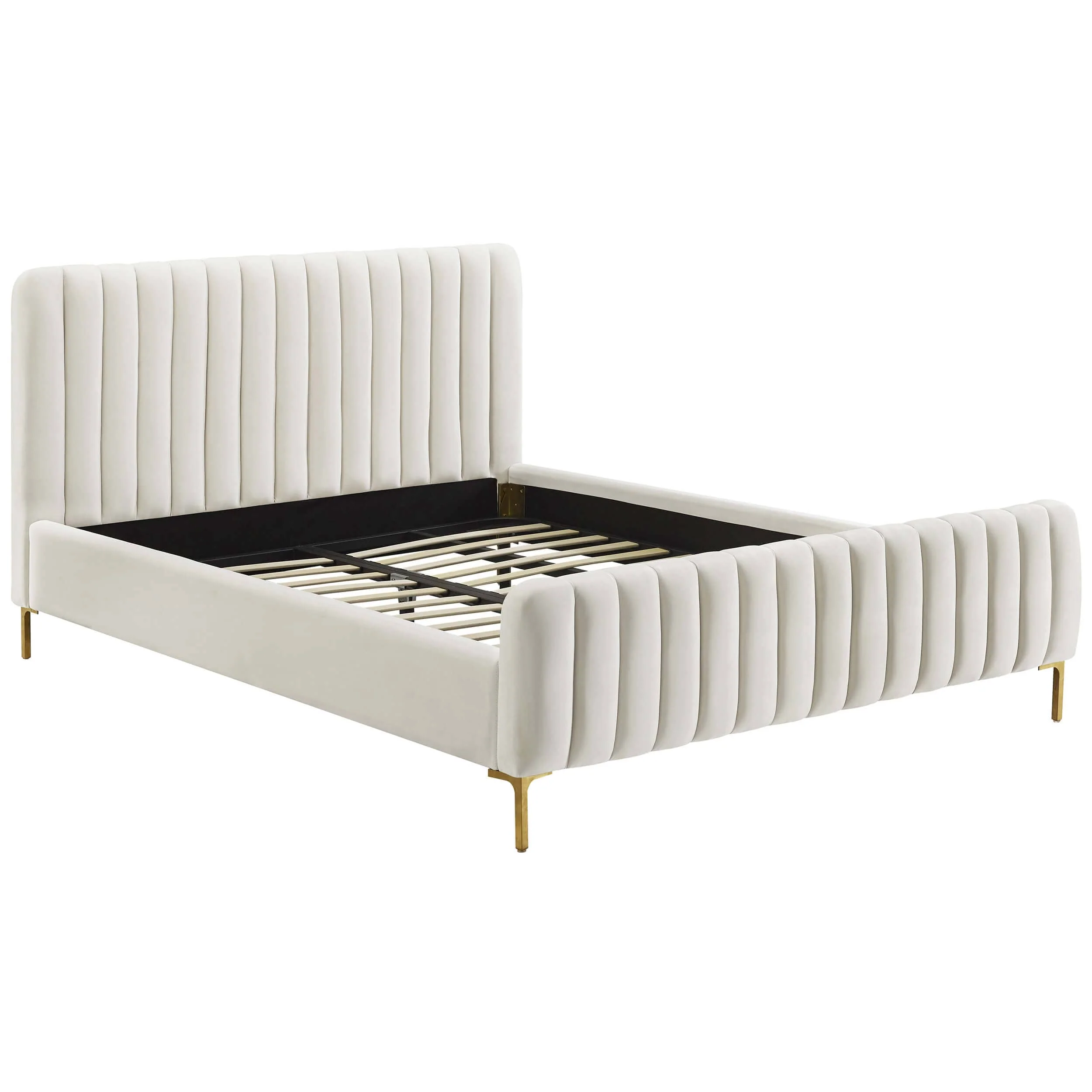 Angela Bed, Cream - Image 3