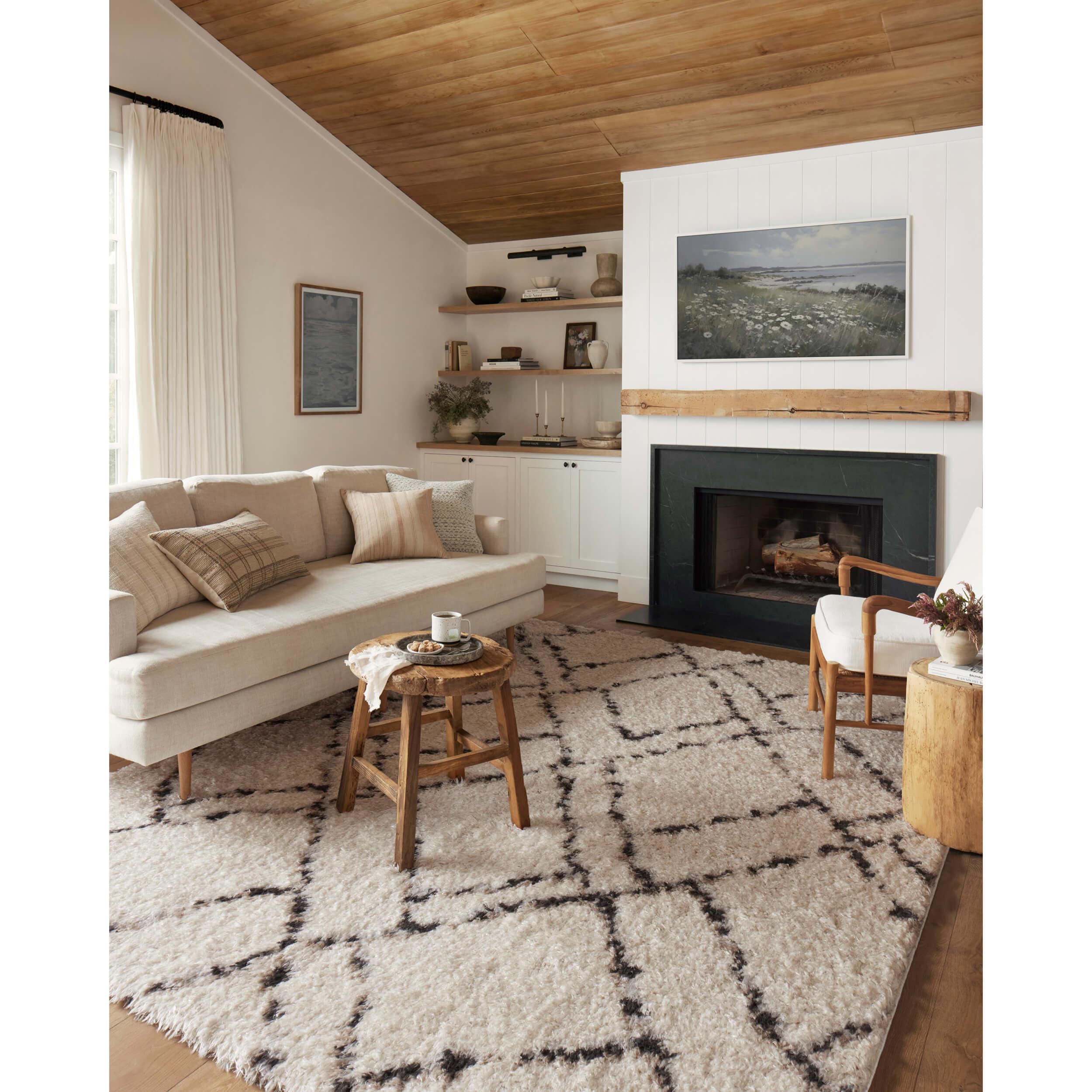 Angela Rose × Loloi Rug Amira AMI-02, Ivory/Bark - Image 5