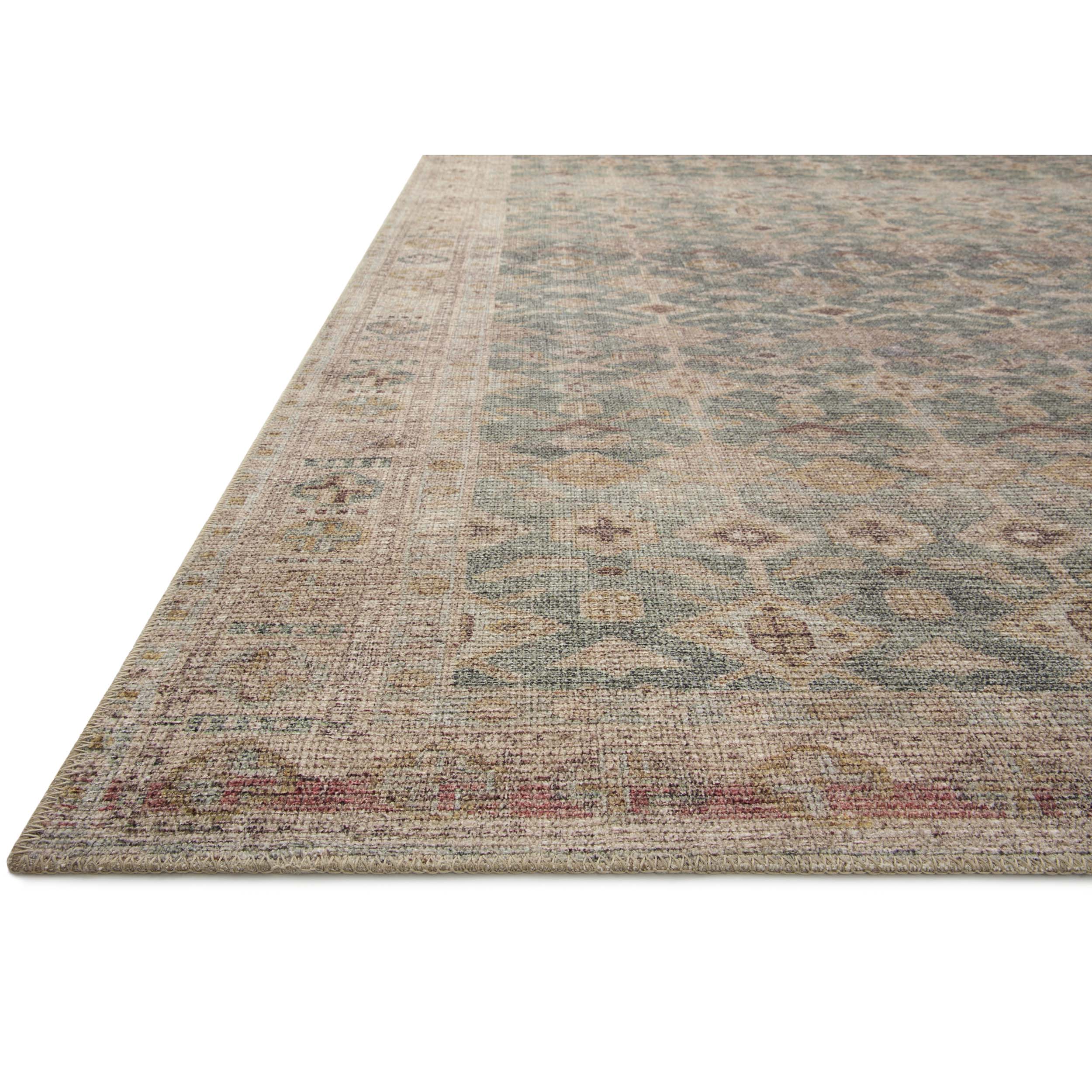 Angela Rose × Loloi Rug Aubrey AUB-02, Aqua/Sand - Image 2