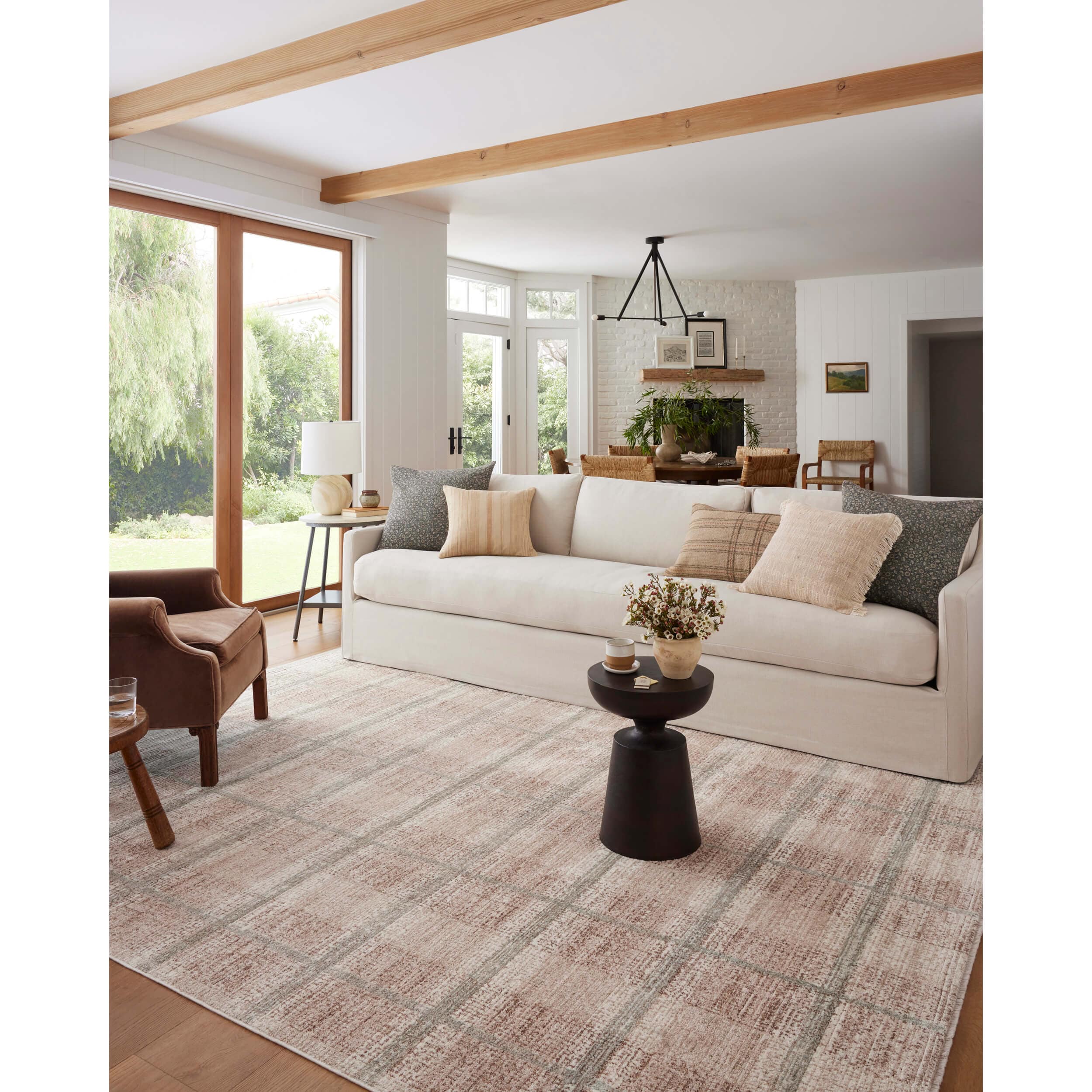 Angela Rose × Loloi Rug Ember EMB-06, Clay/Mist - Image 7