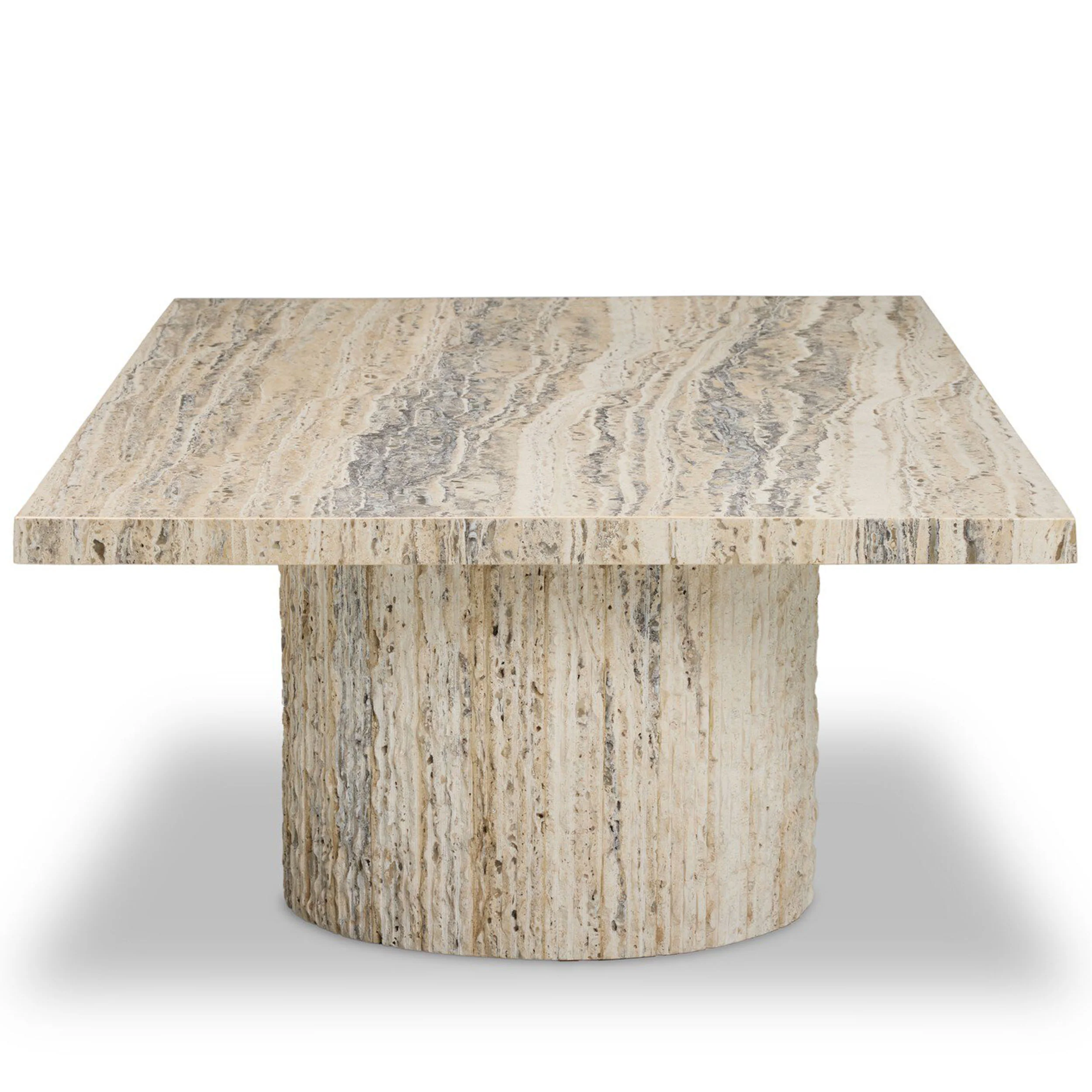Angelo Coffee Table, White Travertine by Four Hands - Image 3