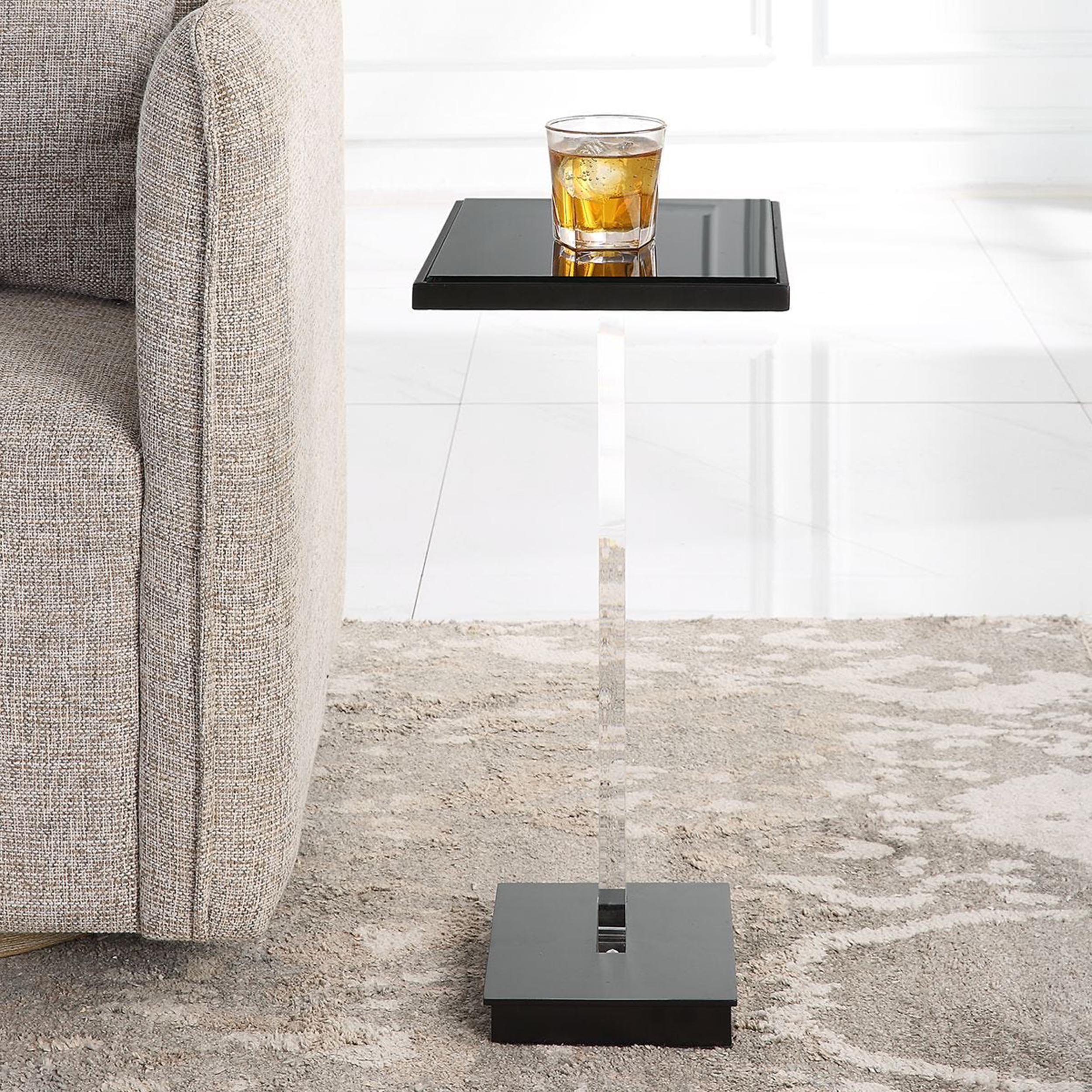 Angle Accent Table, Black - Image 6