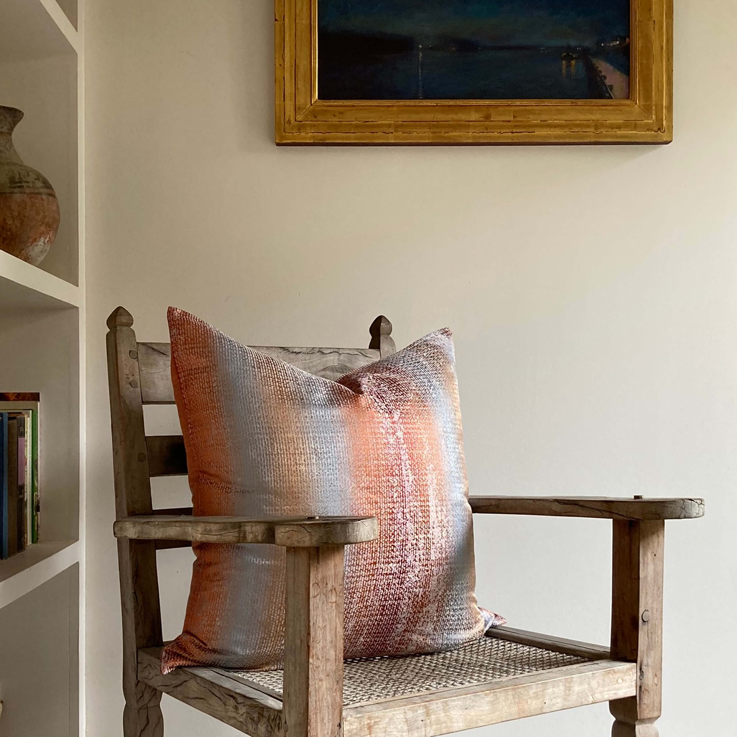 Anguilla Pillow, Shrimp - Image 3