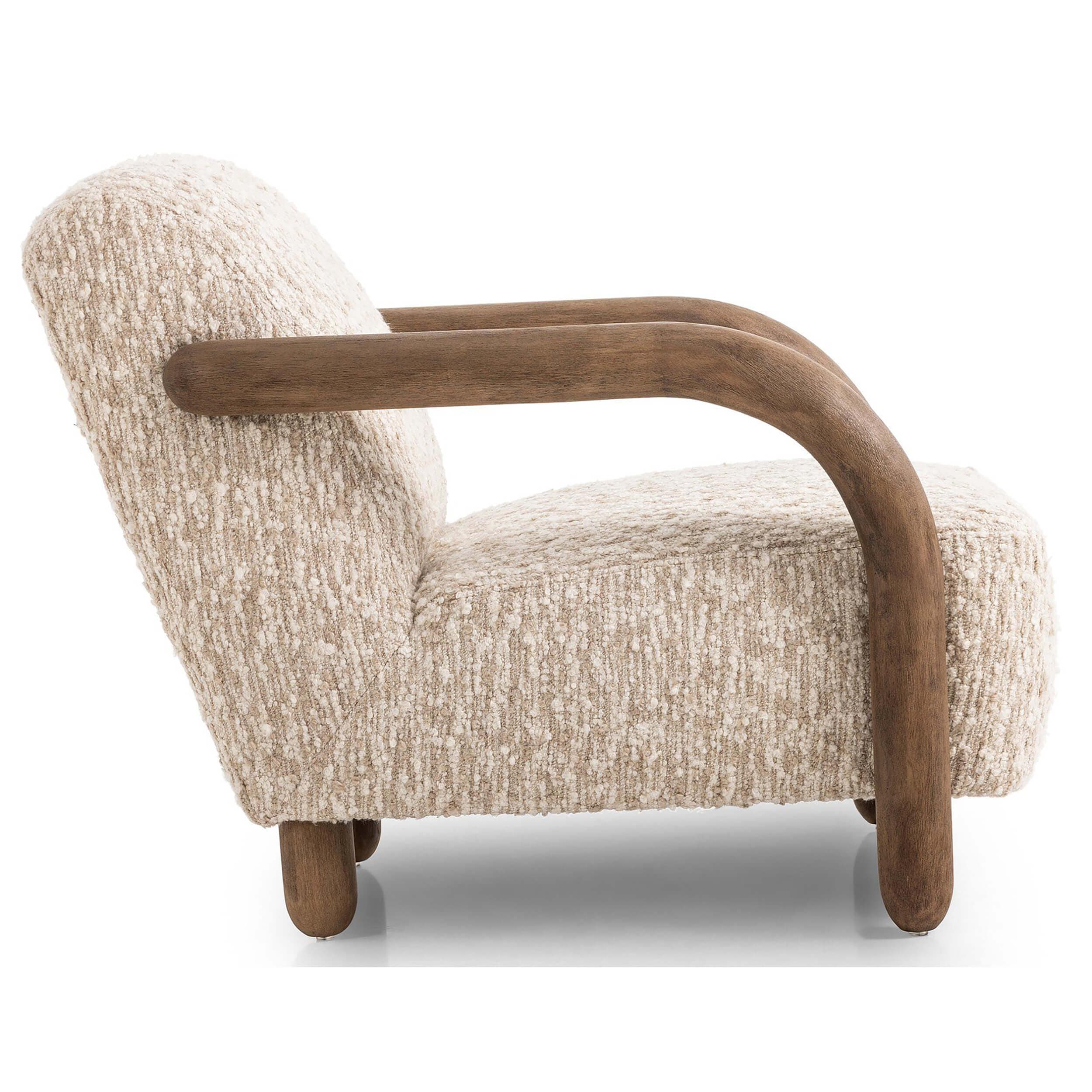 Aniston Chair, Solema Cream by Four Hands - Image 3