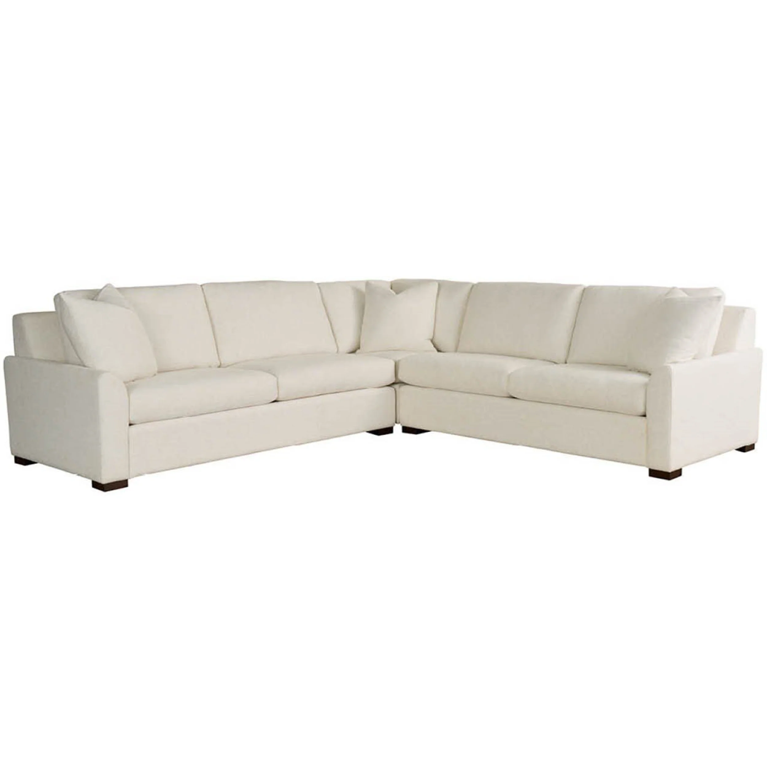 Anna 3 Piece Sectional, Henequen Ivory