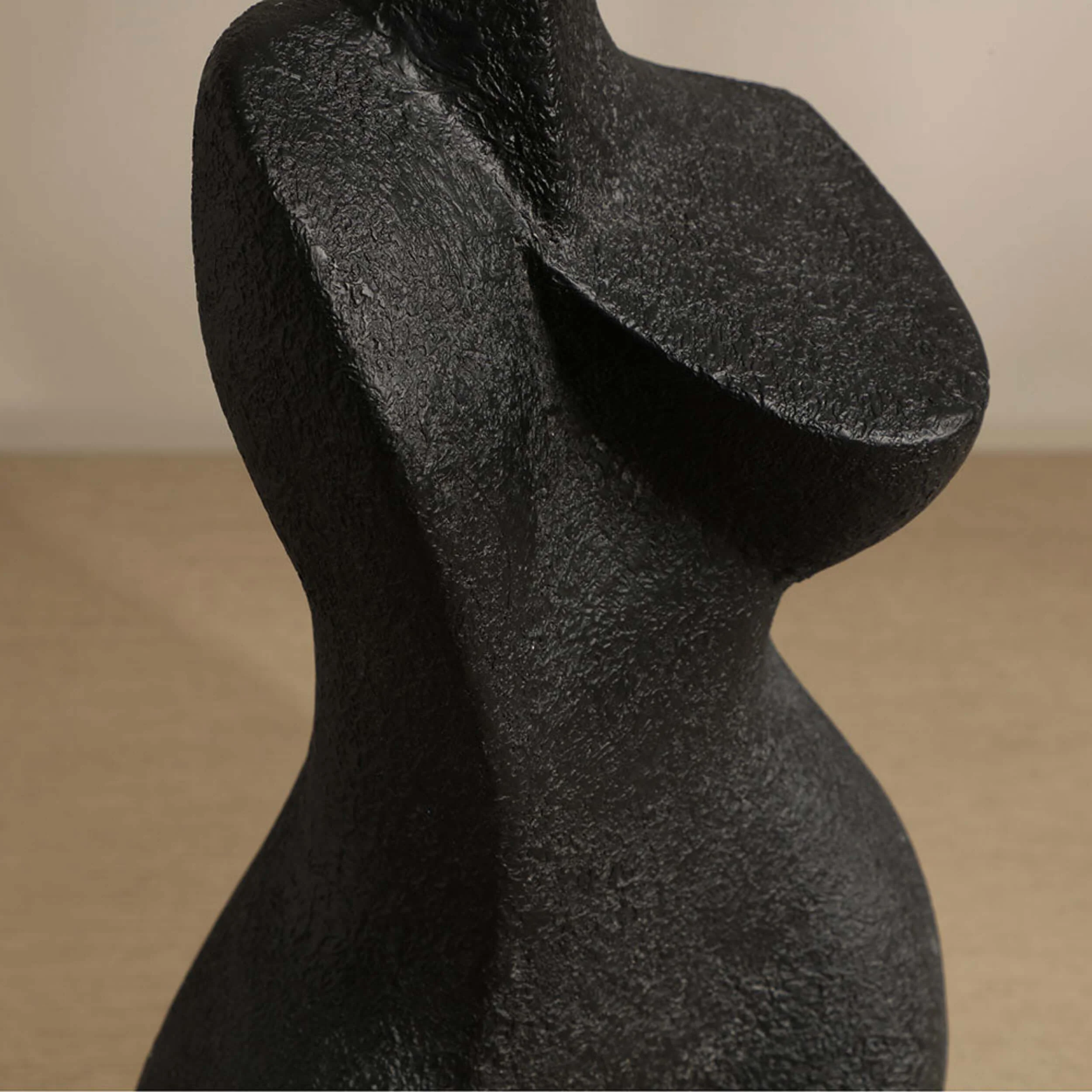 Aphrodite Sculpture, Black - Image 2
