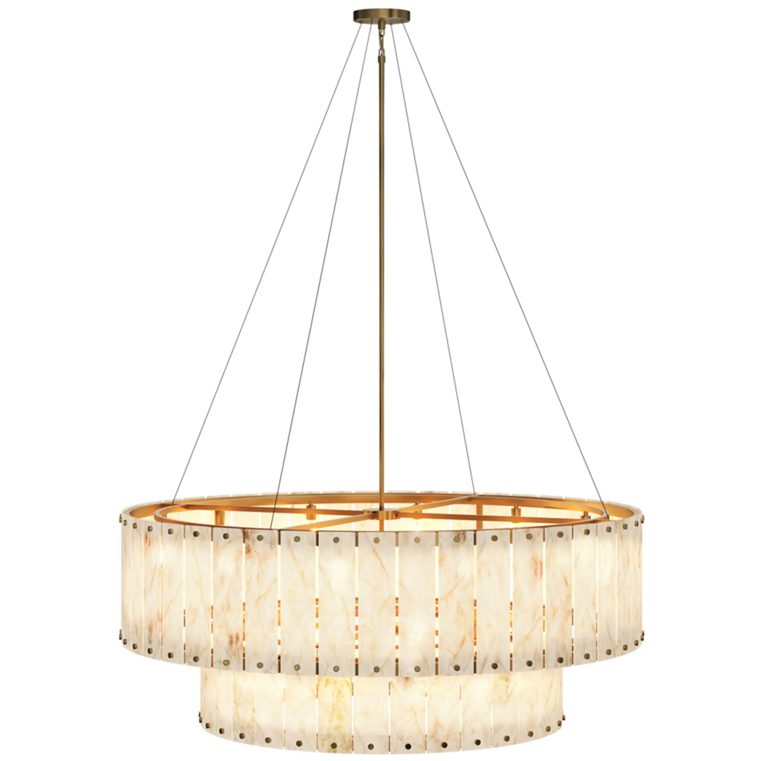 Apsara Chandelier, Alabaster - Image 2