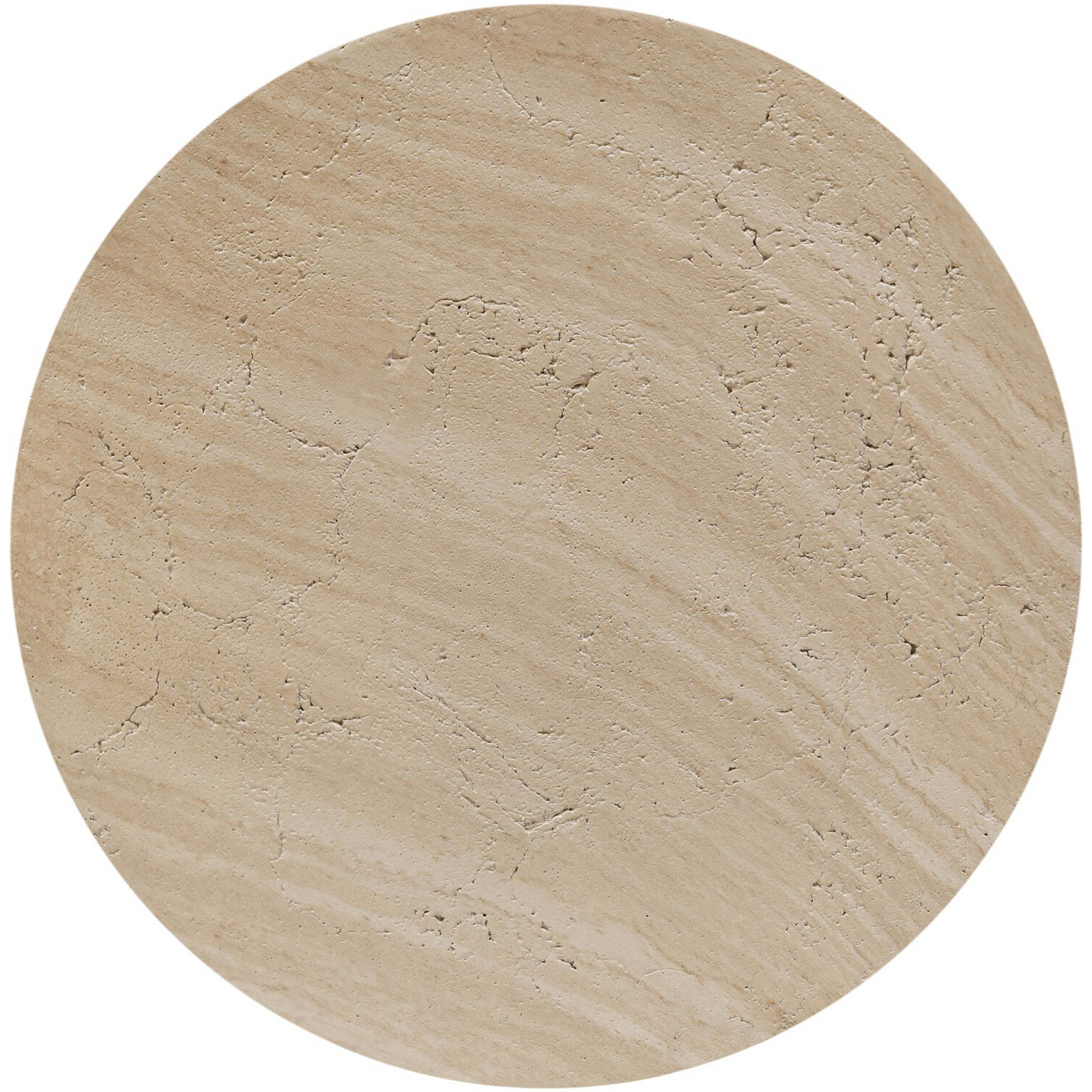 Ara End Table, Sand Striae by Four Hands - Image 3