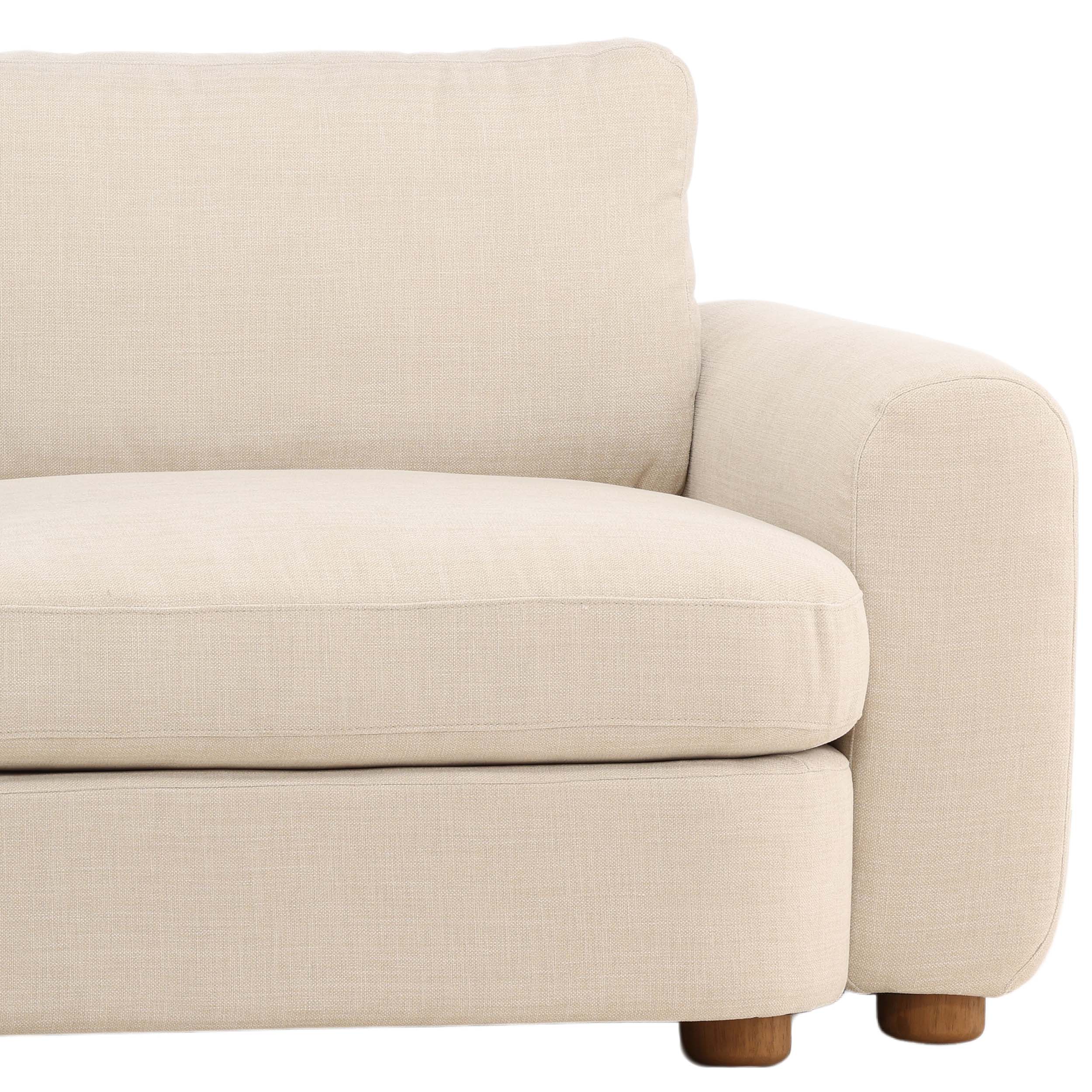Araceli Sectional, Oatmeal - Image 4