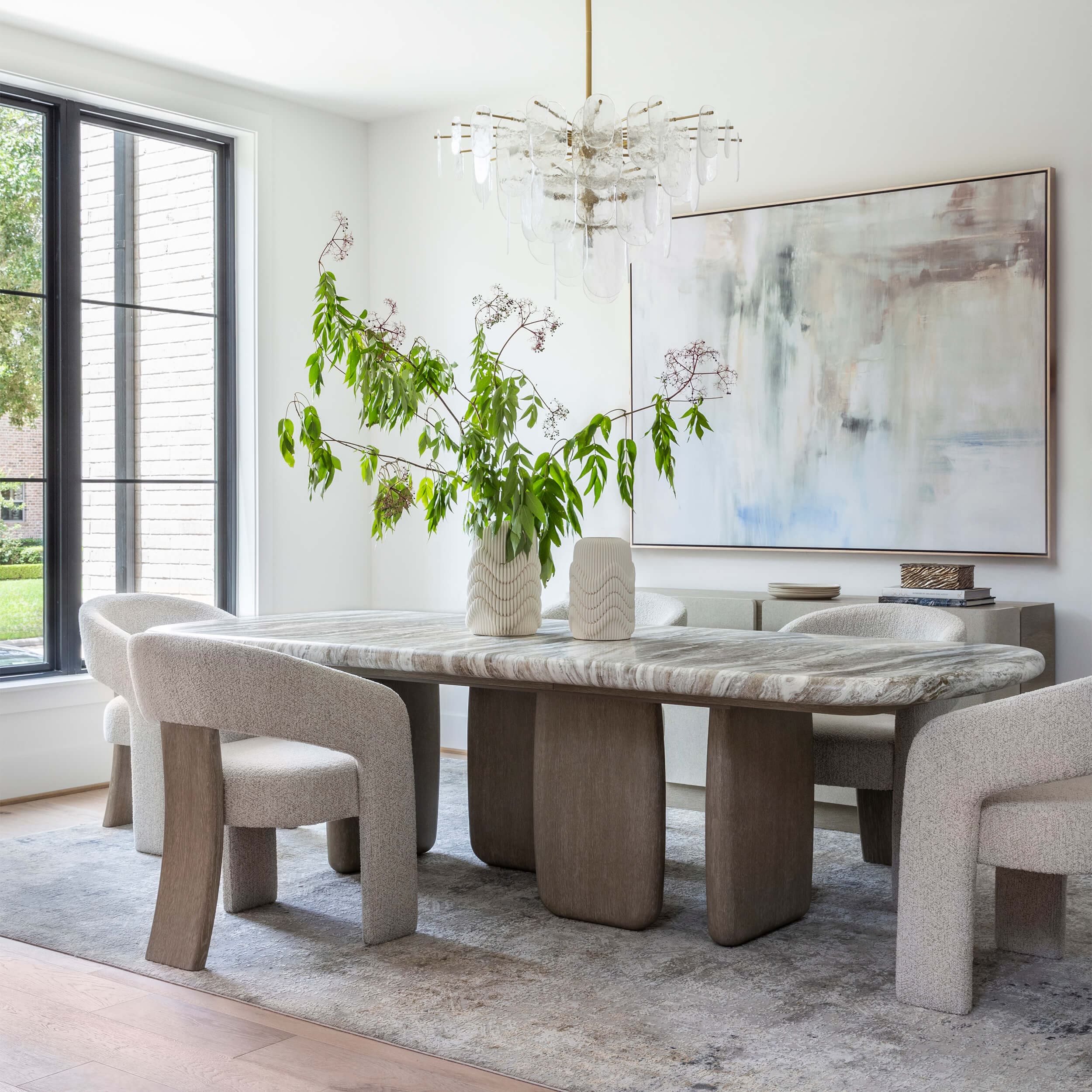Arcadia 4 Door Buffet, Clay - Image 8