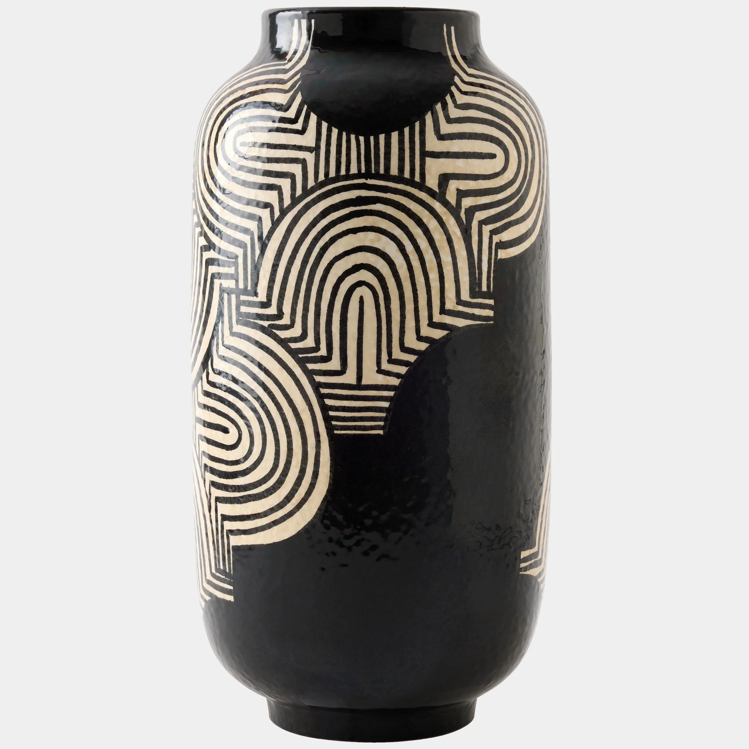 Arches Vase, Black/White - Image 4
