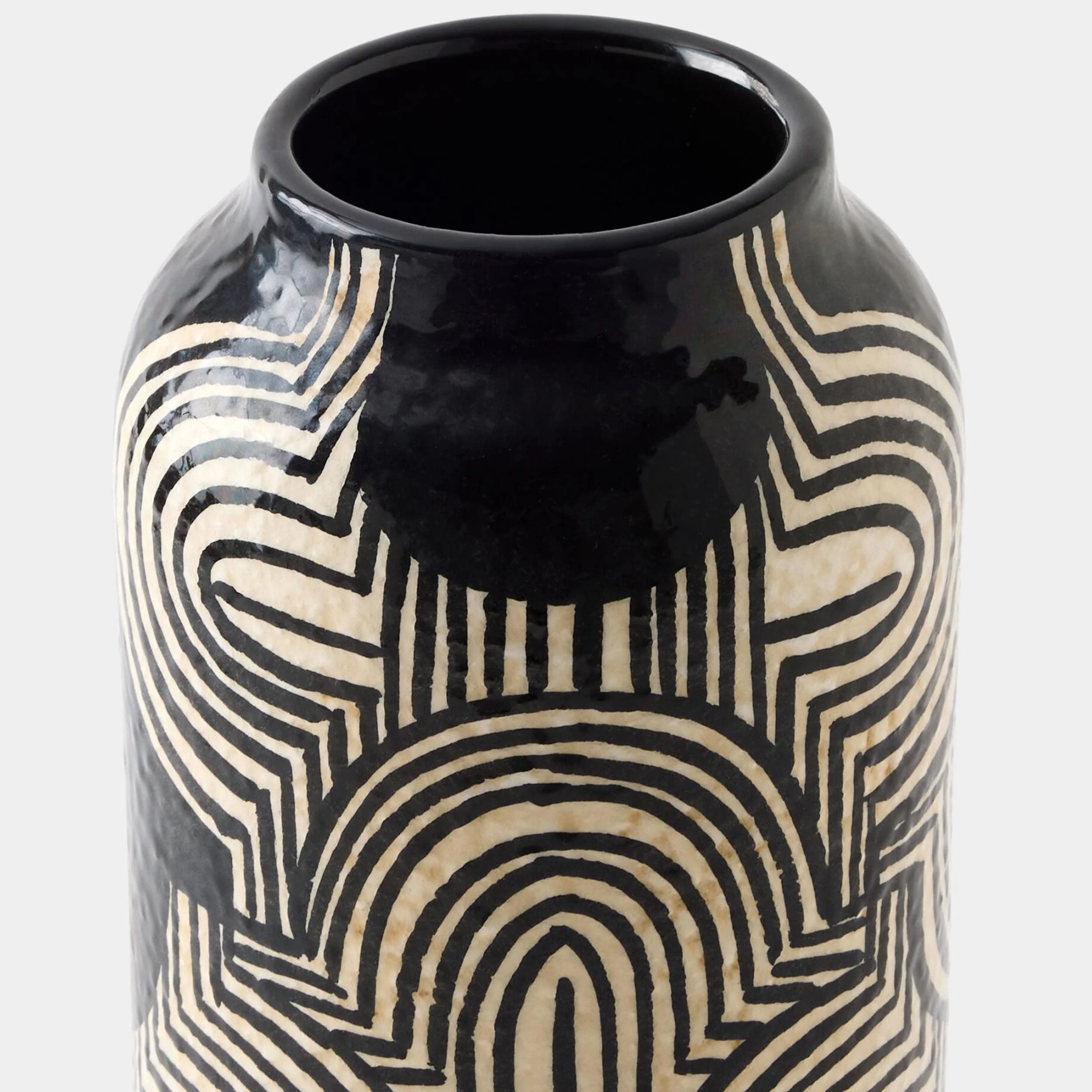 Arches Vase, Black/White - Image 5